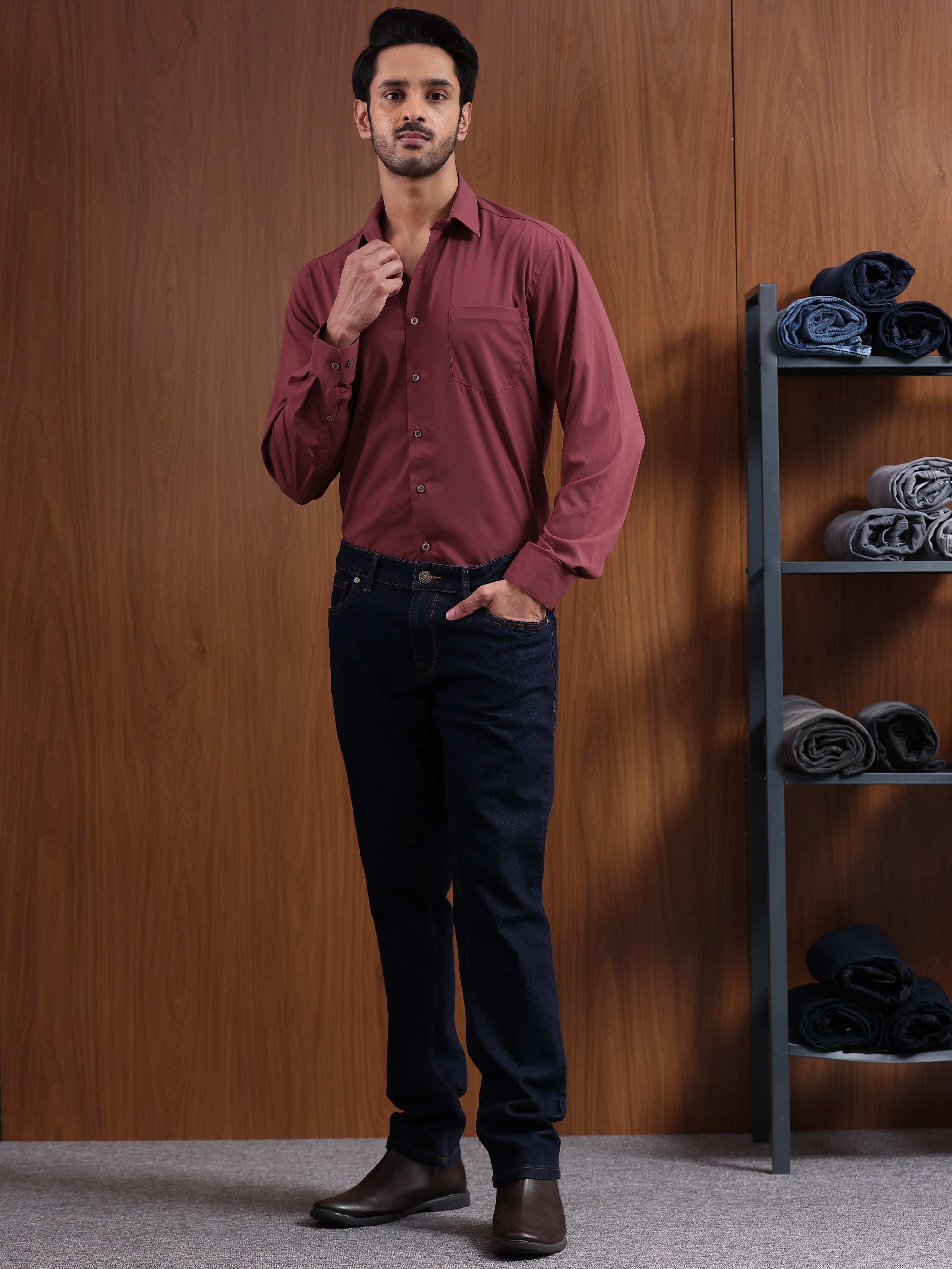 Midnight Indigo Slim Fit Denim Jeans