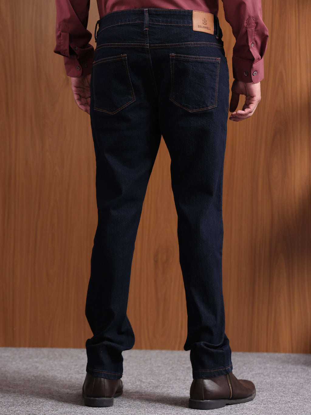 Dark Indigo Slim Fit Denim Jeans