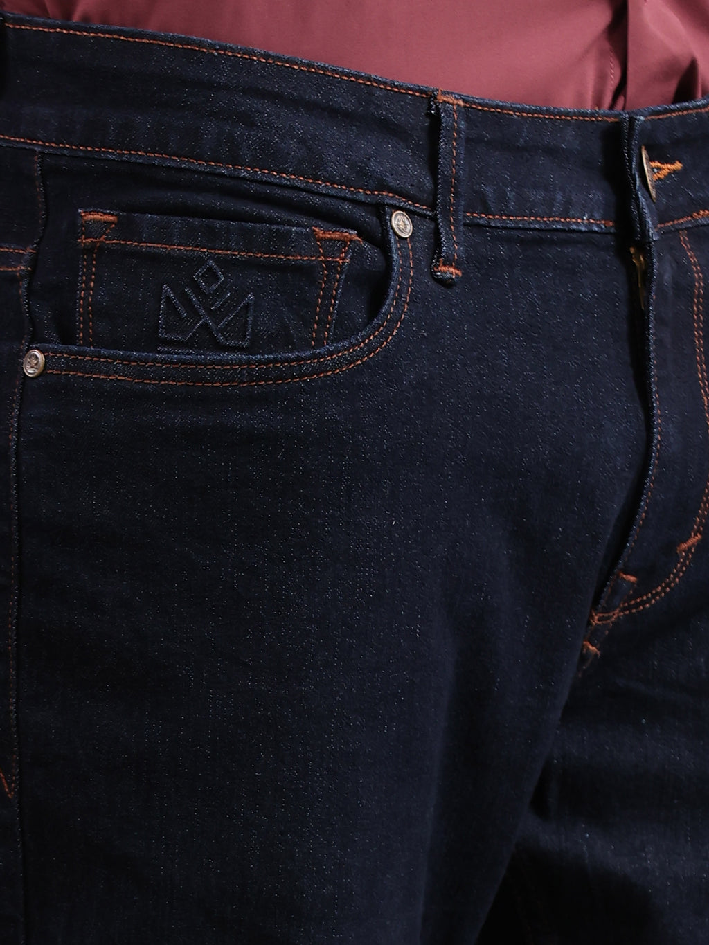 Dark Indigo Slim Fit Denim Jeans