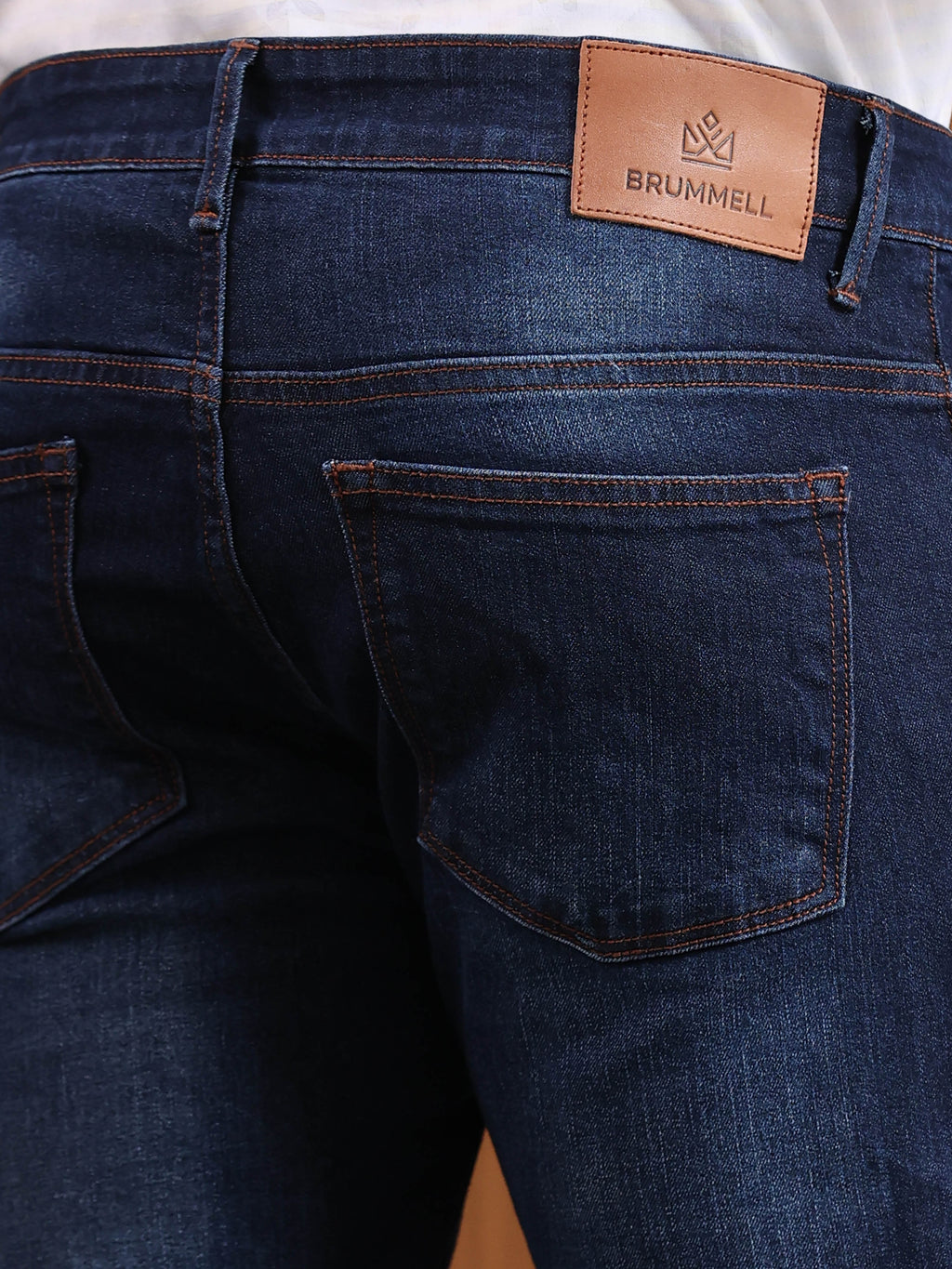Raw Indigo Blue Slim Fit Denim Jeans