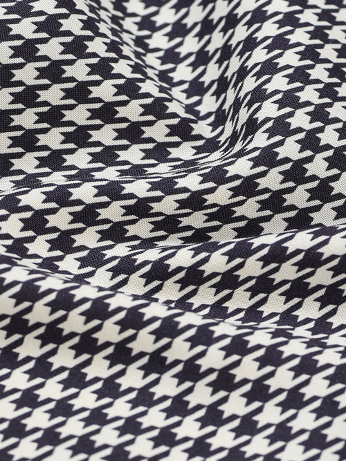 Charcoal Mosaic Houndstooth Luxe Shirt