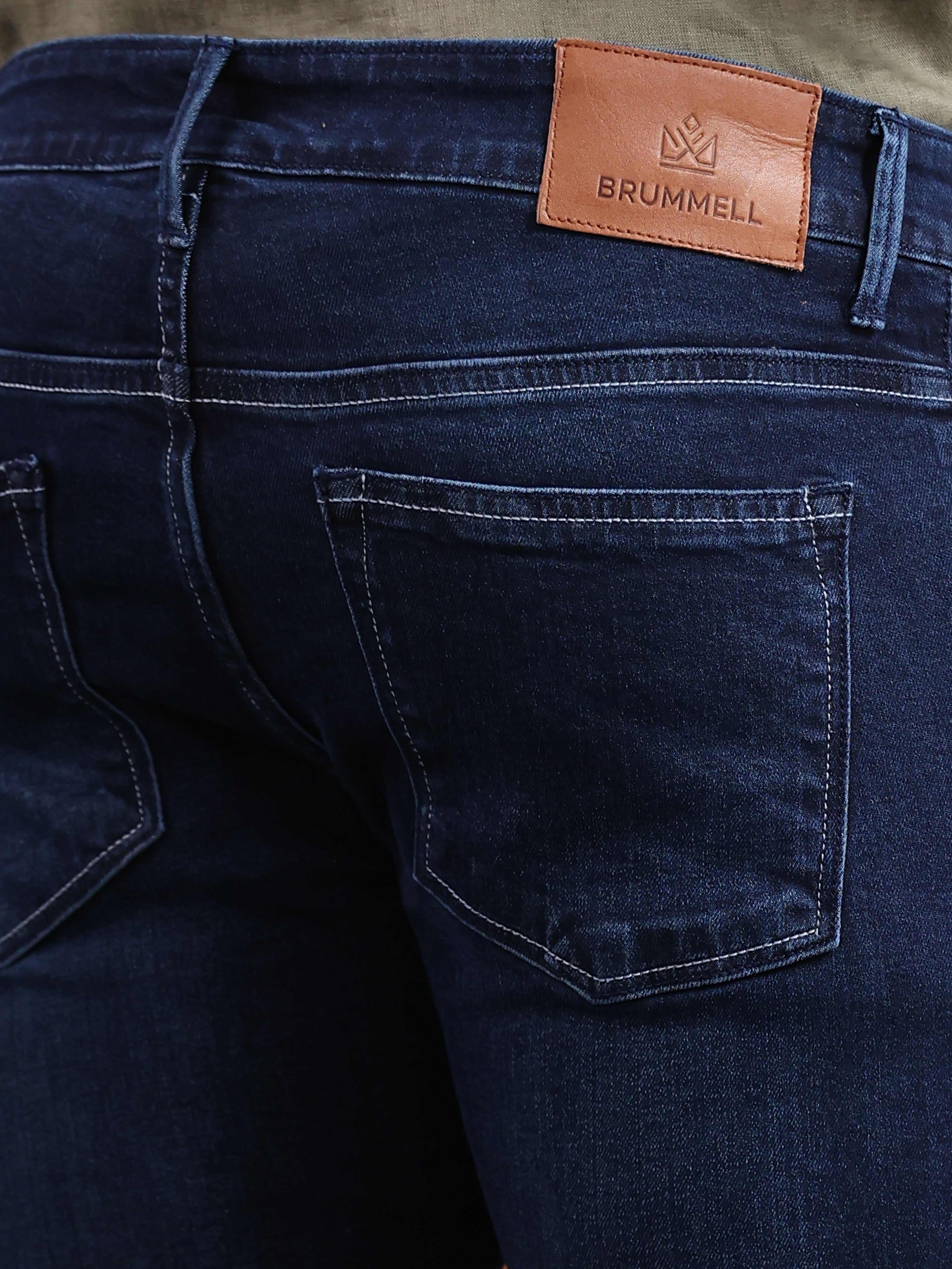 Indigo Blue Slim Fit Denim Jeans