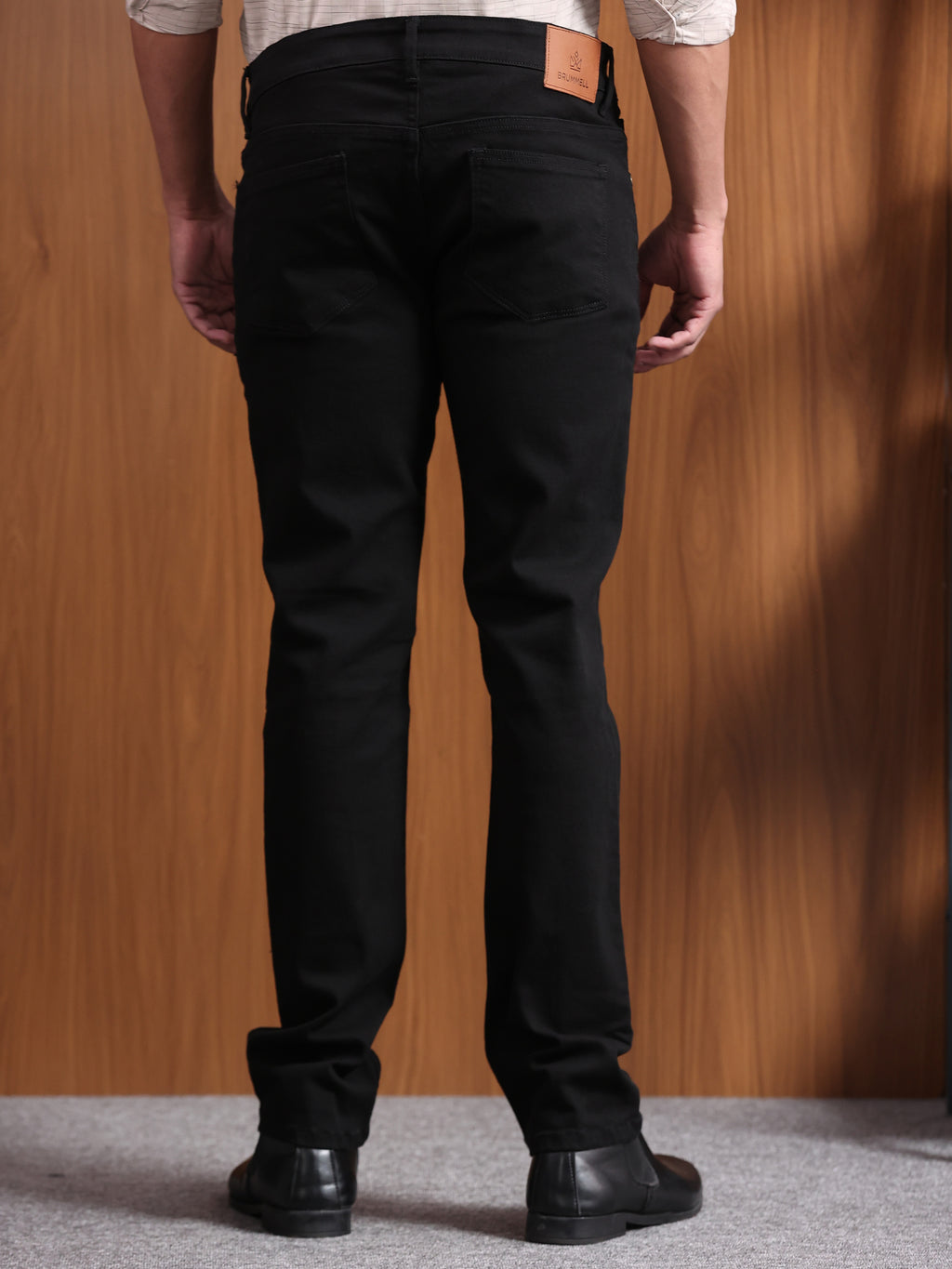 Black Slim Fit Denim Jeans
