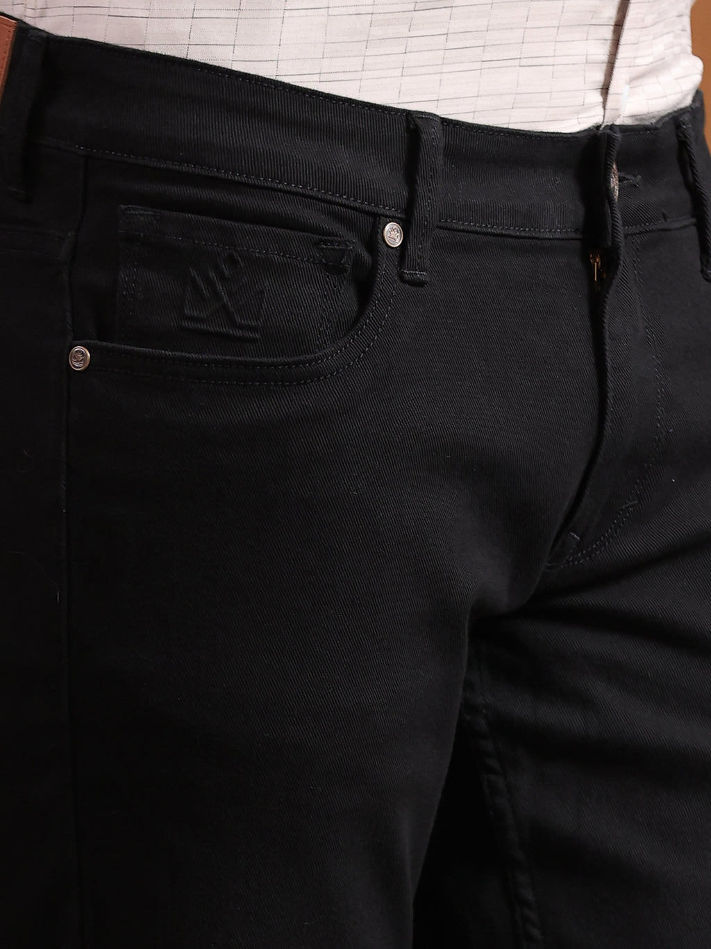 Black Slim Fit Denim Jeans