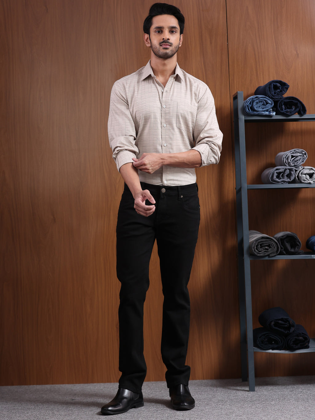 Black Slim Fit Denim Jeans