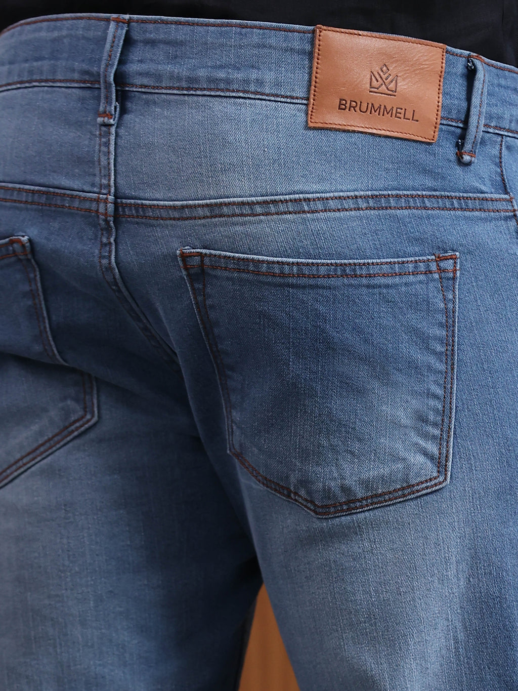 Light Blue Slim Fit Denim Jeans