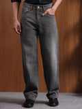 Titanium Grey Baggie Fit Denim Jeans