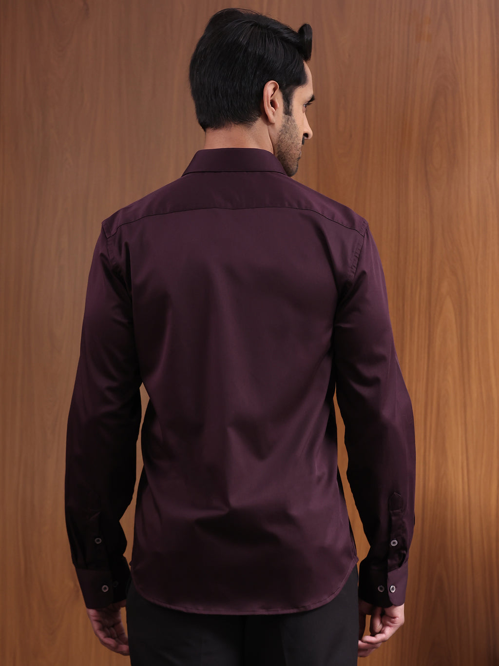 Deep Merlot  Premium Egyptian Giza Cotton Formal Shirt