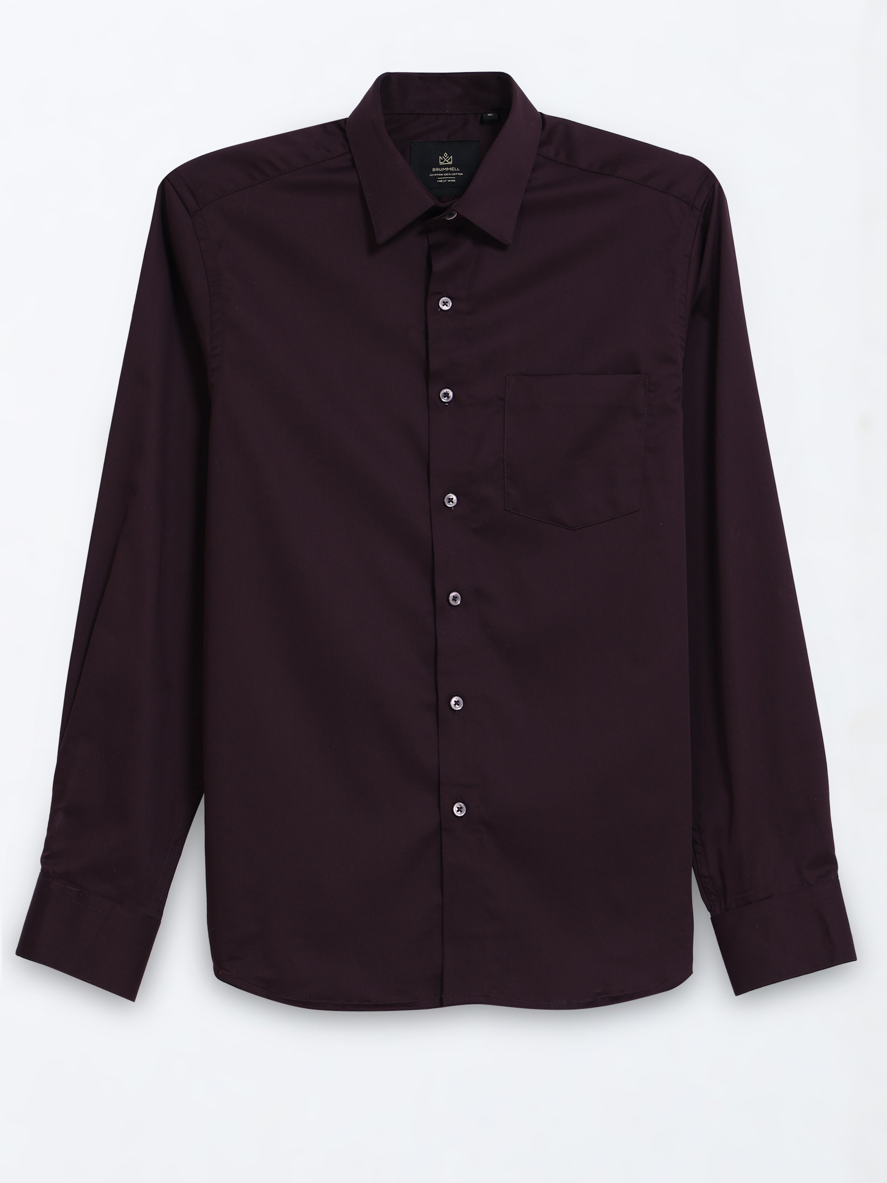 Deep Merlot  Premium Egyptian Giza Cotton Formal Shirt