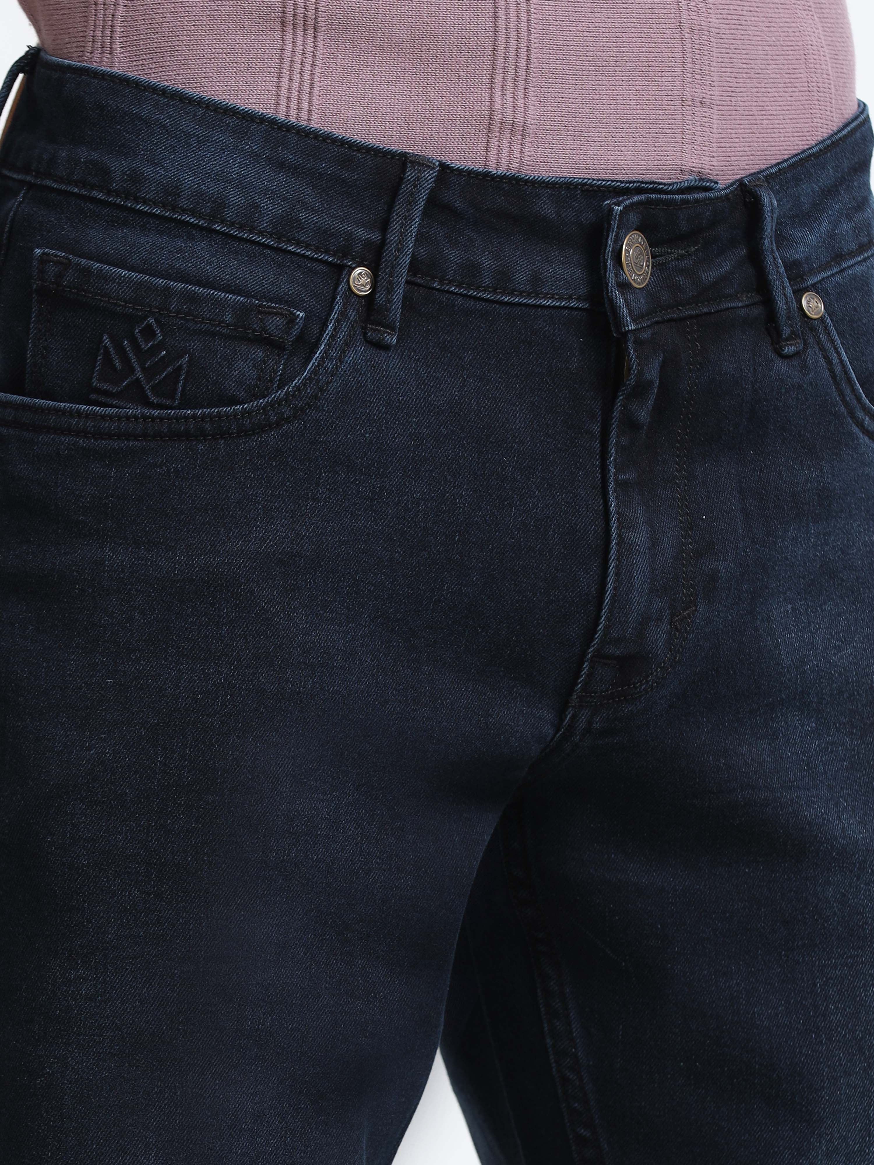 Men - Dark Blue - Slim Fit - Denim Pant