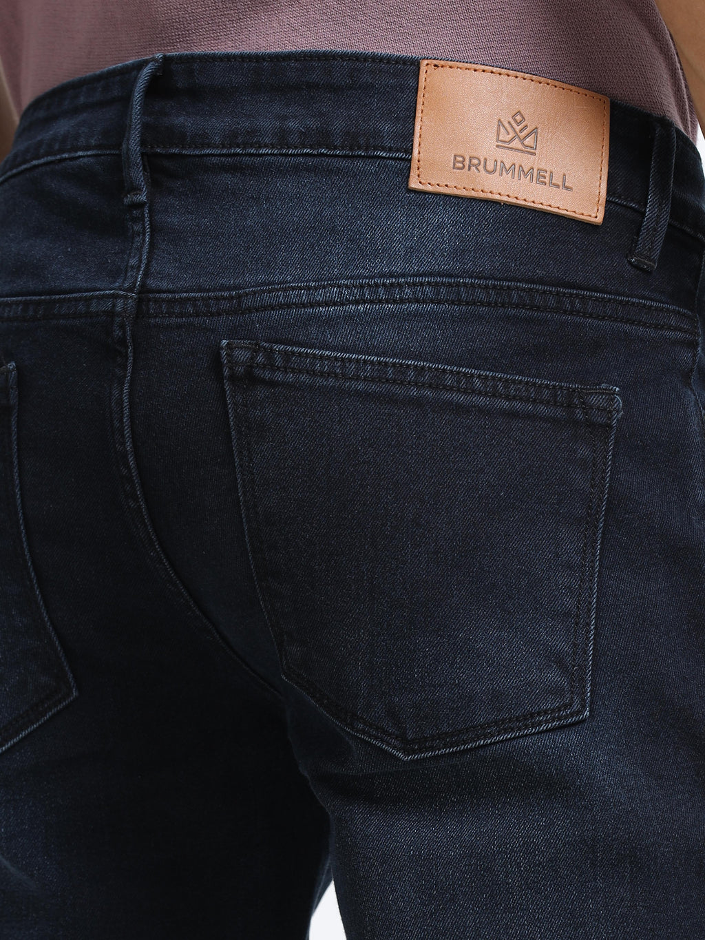 Men - Dark Blue - Slim Fit - Denim Pant
