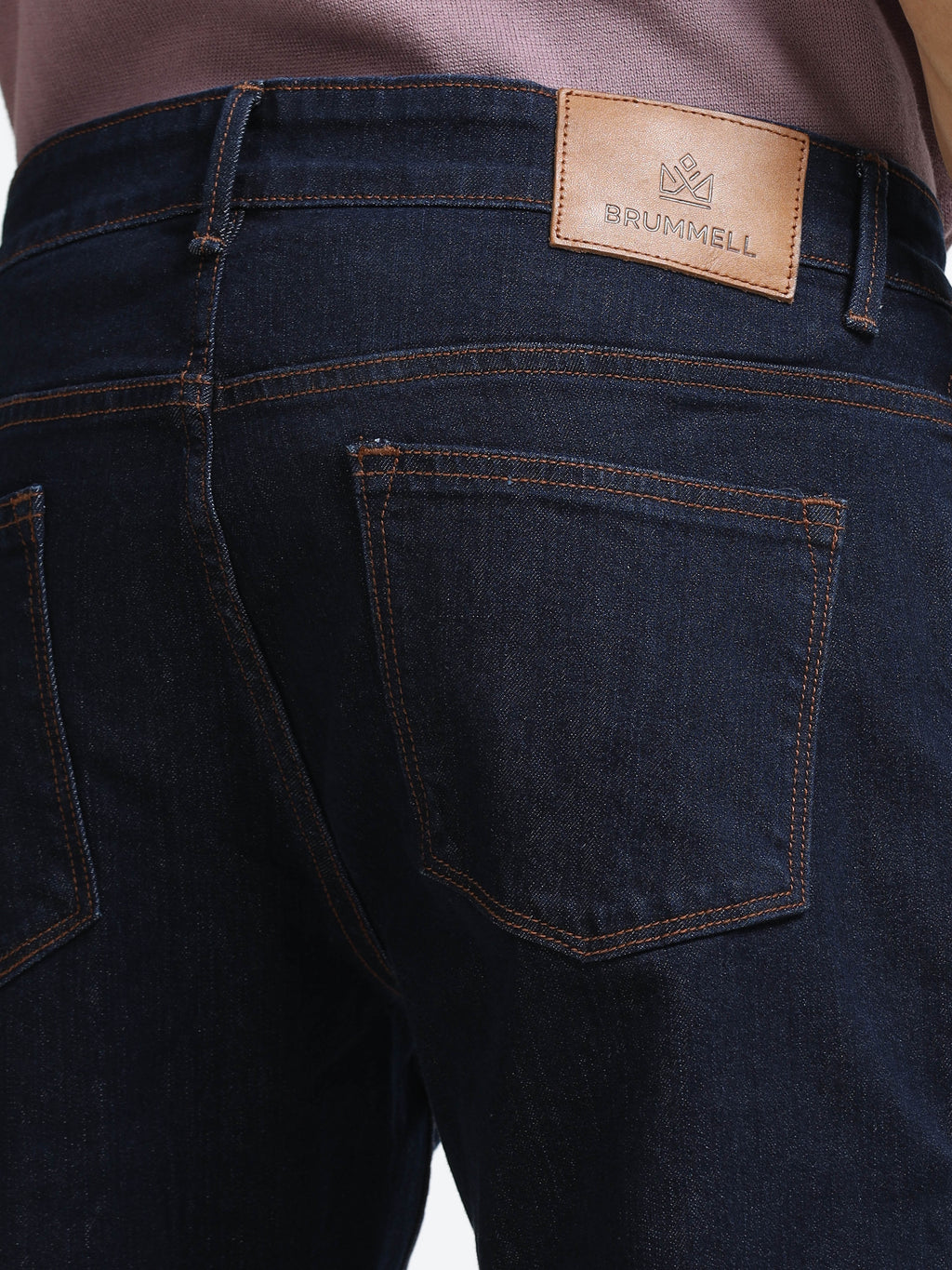 Men - Dark Blue - Slim Fit - Denim Pant