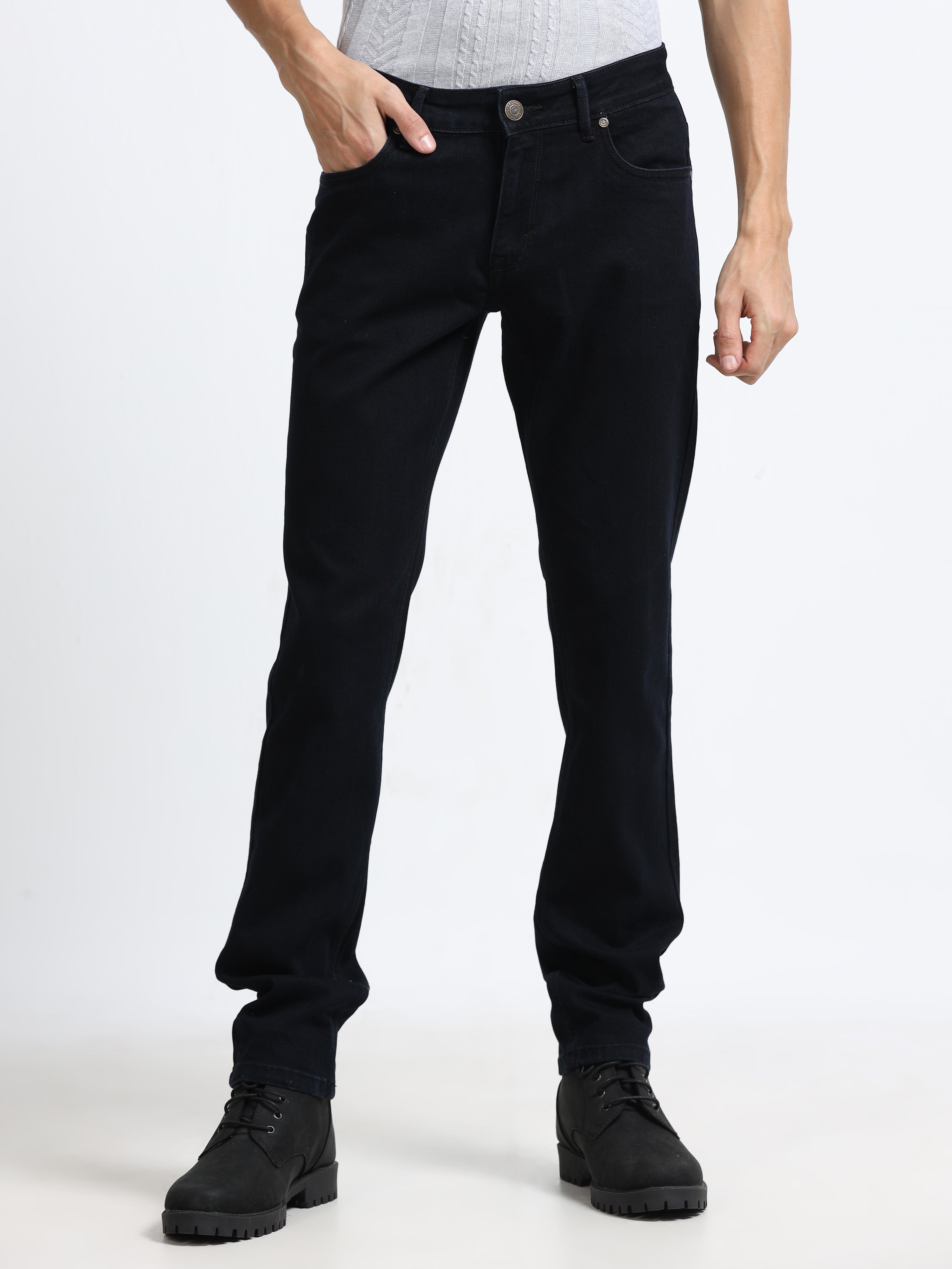 Men - Ink Blue - Slim Fit - Denim Pant