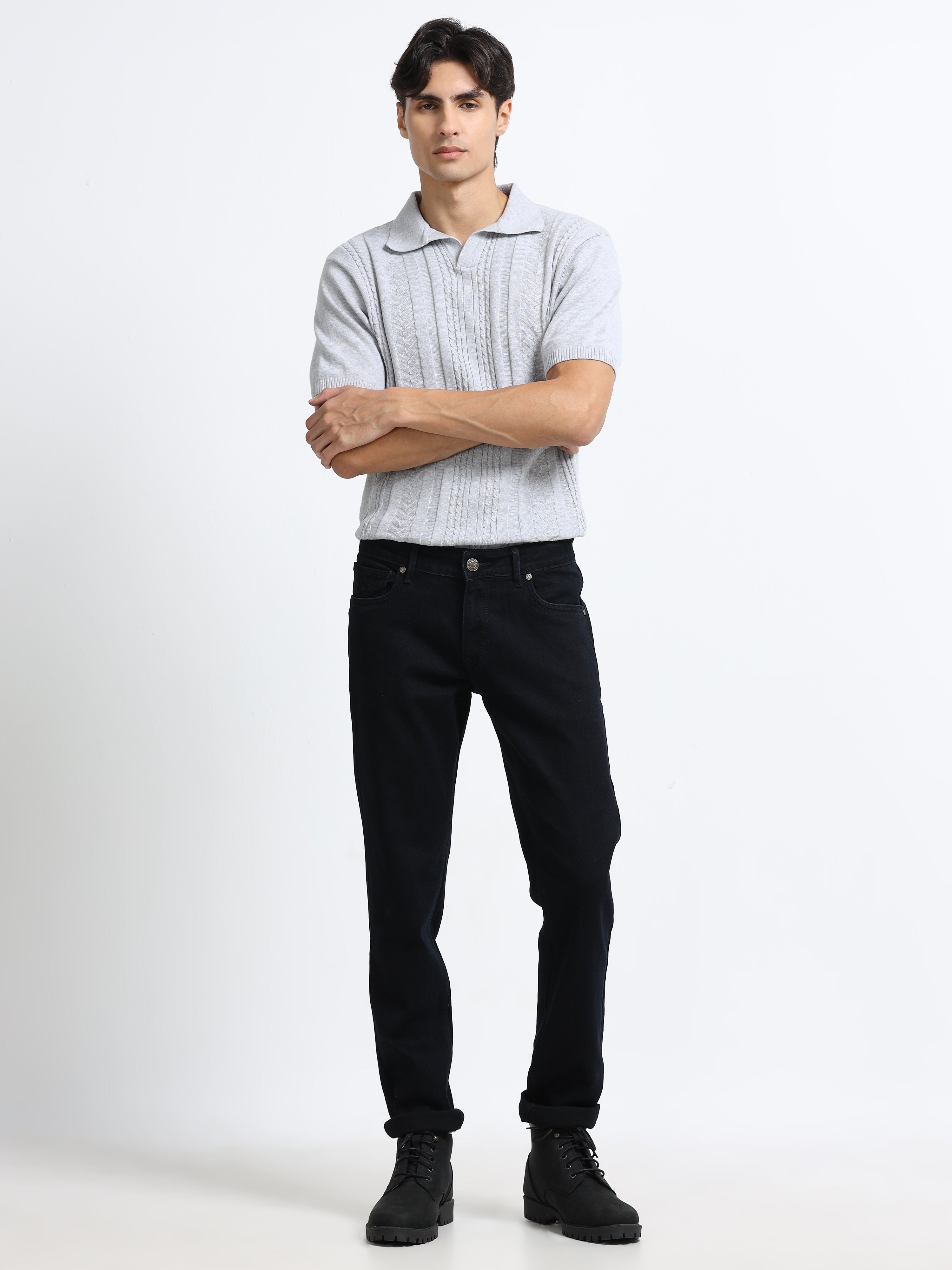 Men - Ink Blue - Slim Fit - Denim Pant