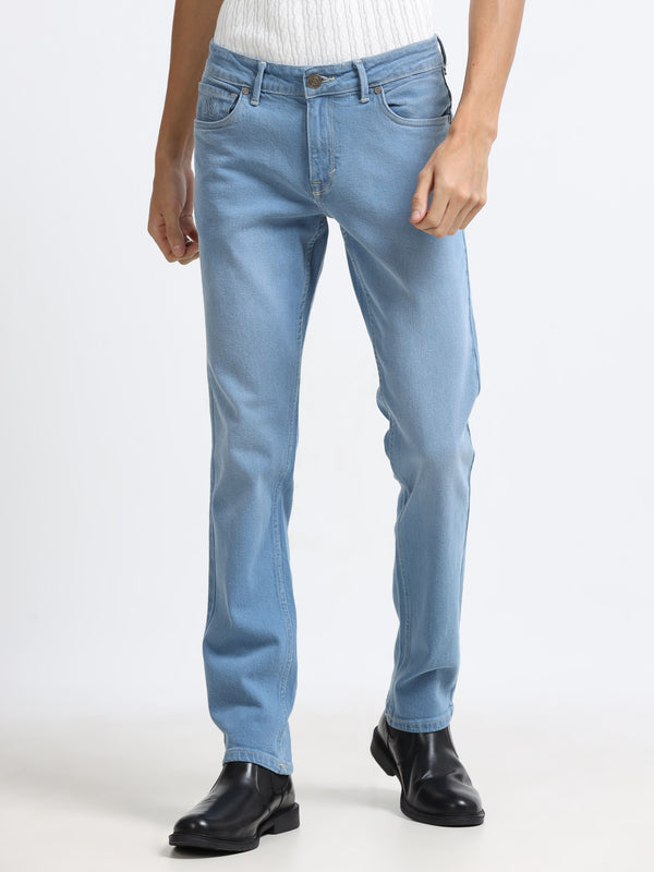 Men - Dark Sky Blue - Slim Fit - Denim Pant