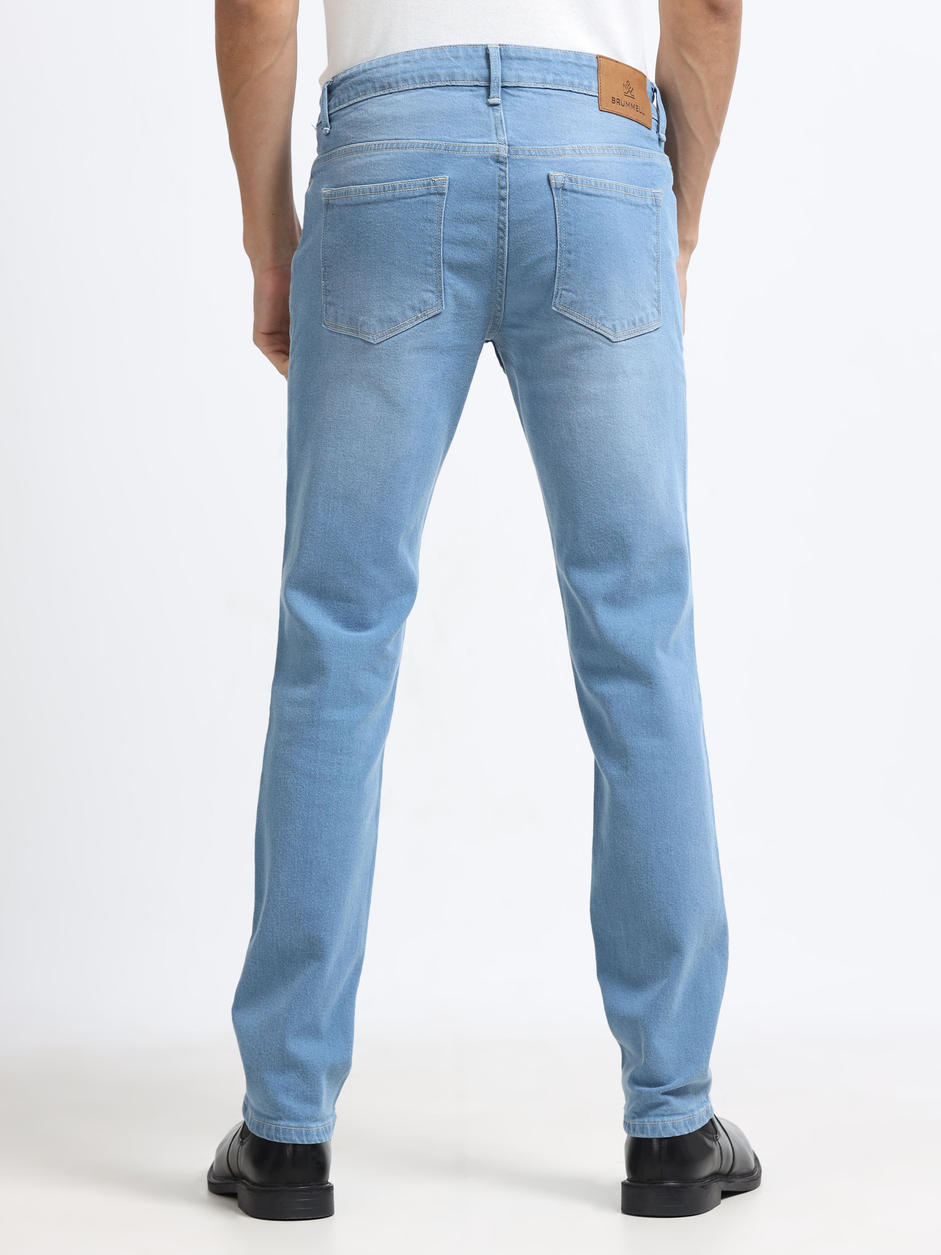 Men - Dark Sky Blue - Slim Fit - Denim Pant