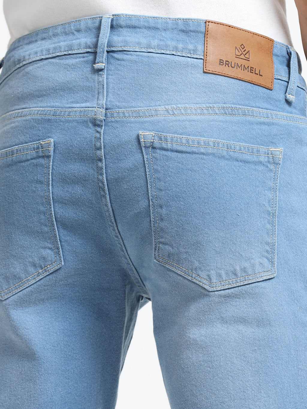 Men - Dark Sky Blue - Slim Fit - Denim Pant