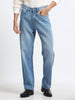Men - Blue - Baggie Fit - Denim Pant