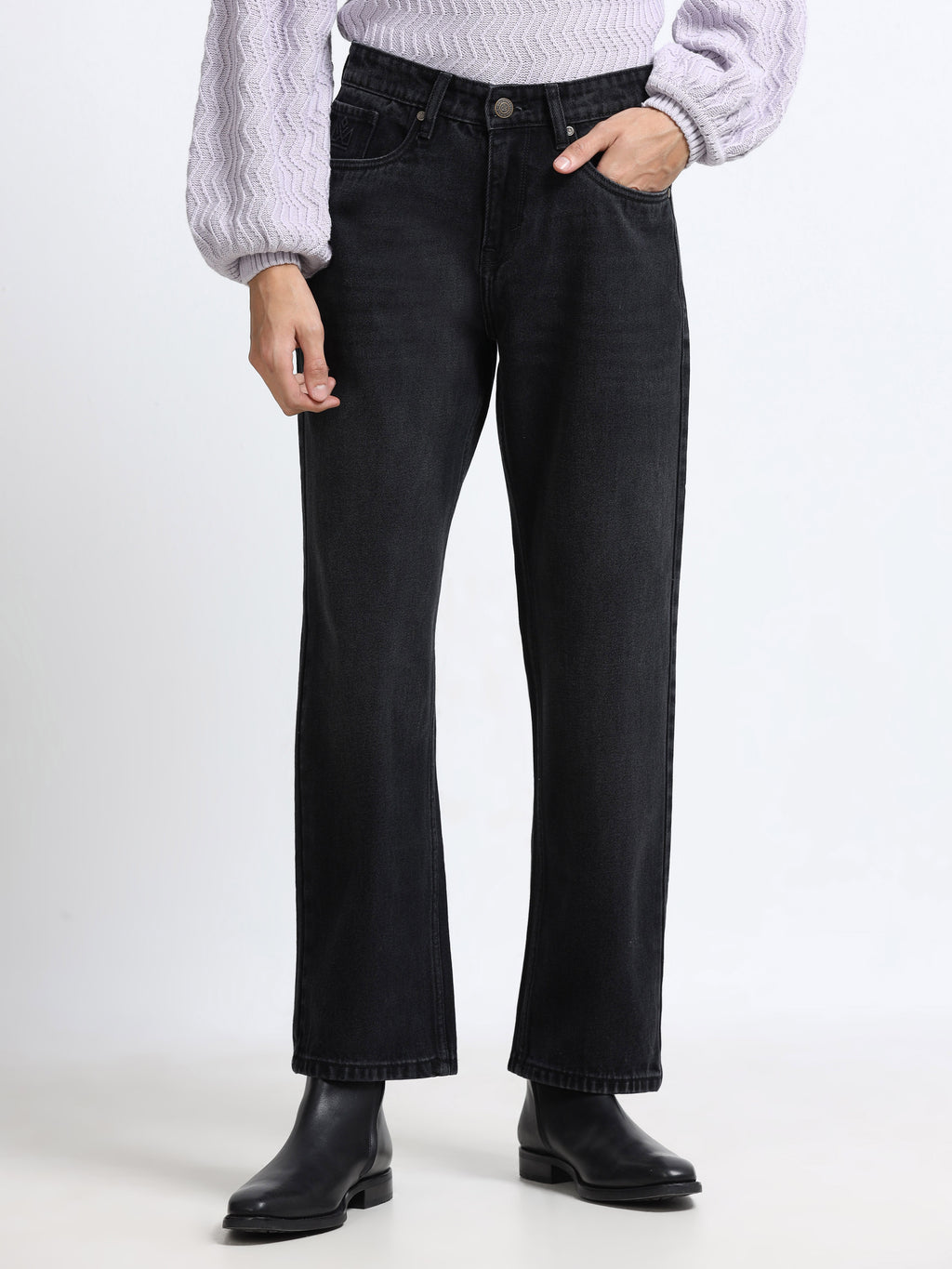 Men - Ject Black - Baggie Fit - Denim Pant