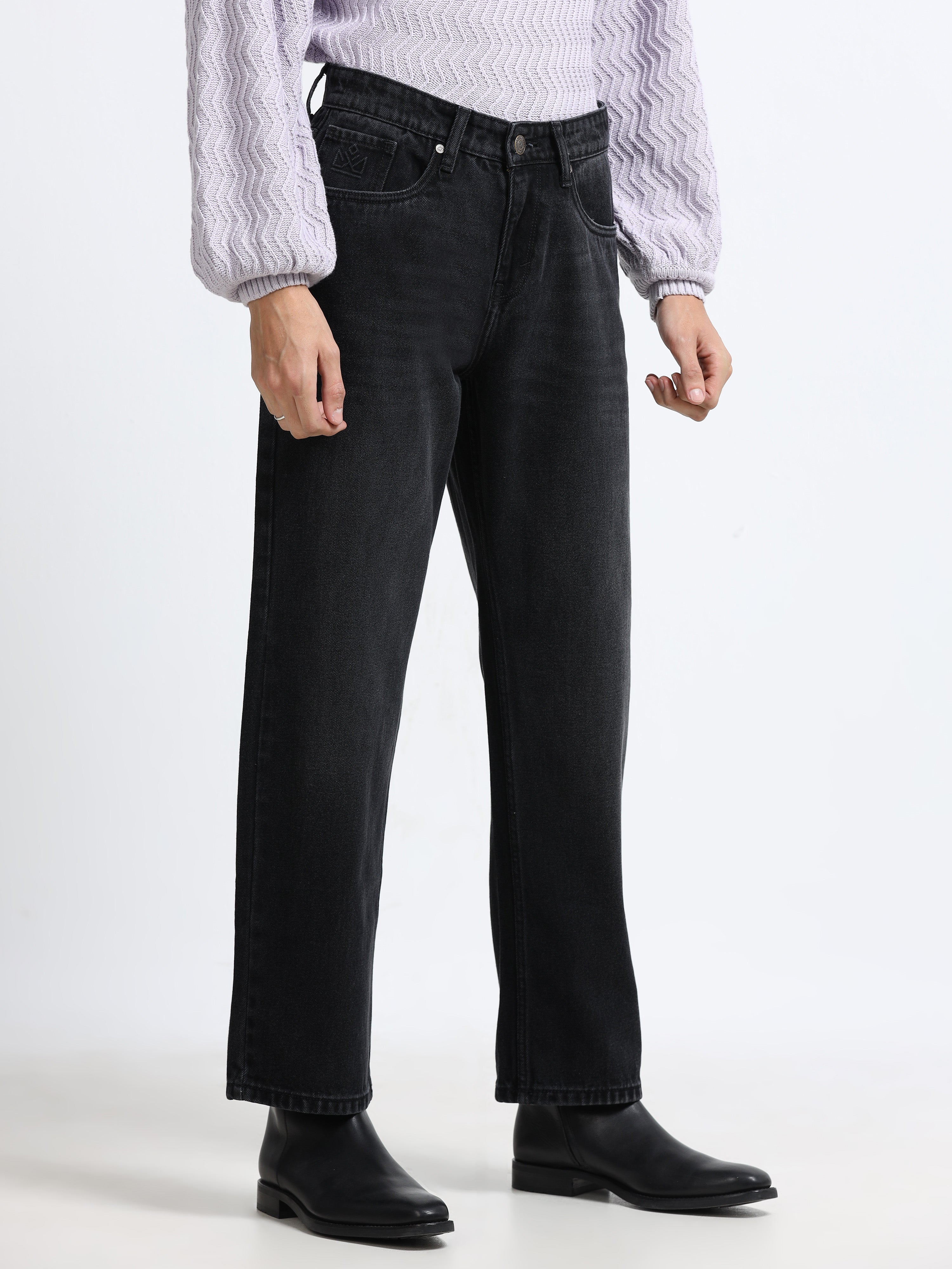 Men - Ject Black - Baggie Fit - Denim Pant