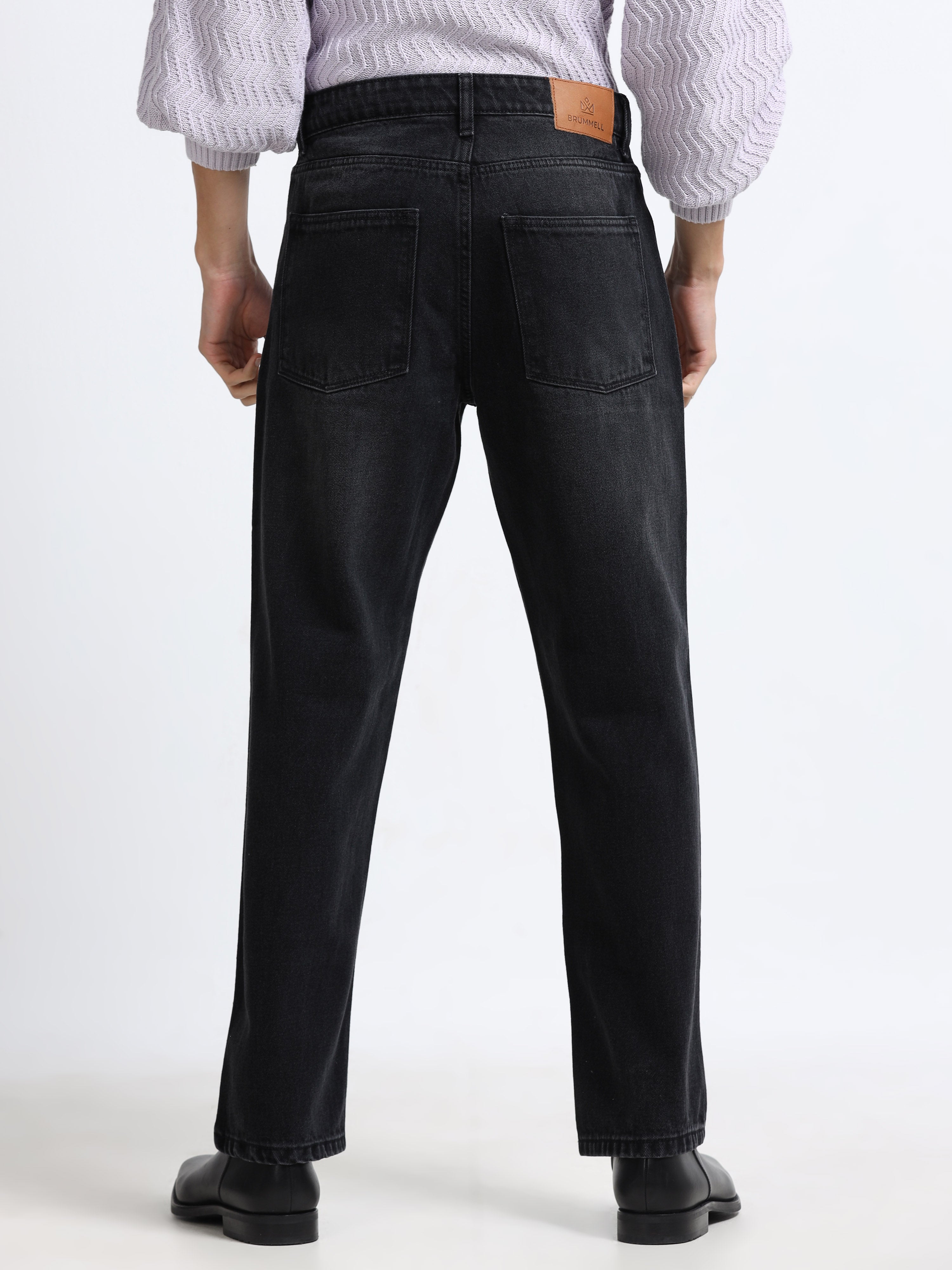 Men - Ject Black - Baggie Fit - Denim Pant