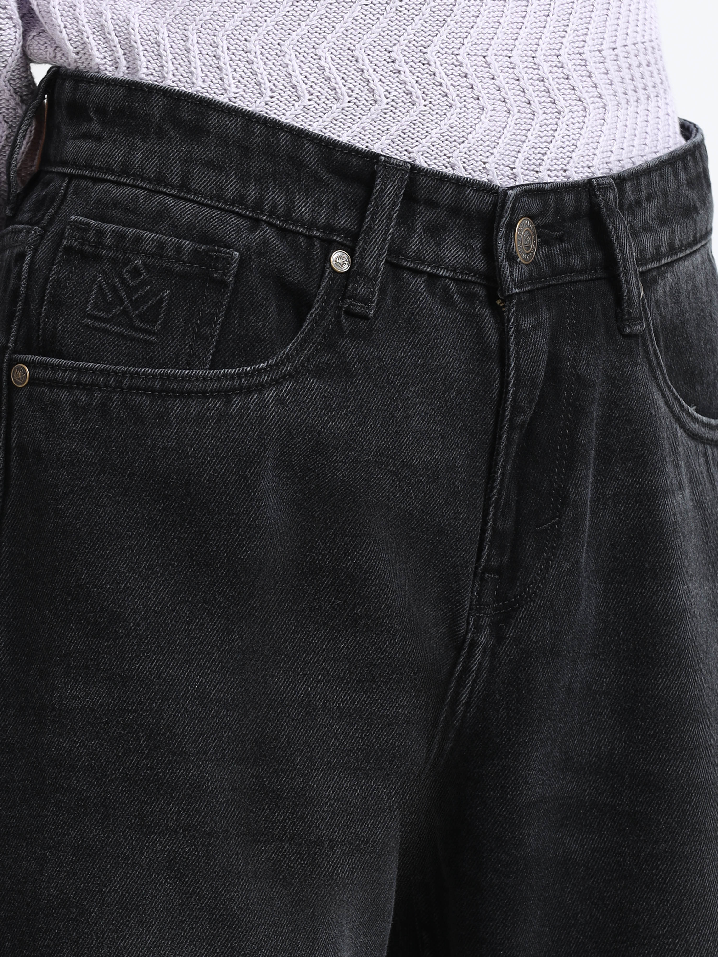 Men - Ject Black - Baggie Fit - Denim Pant