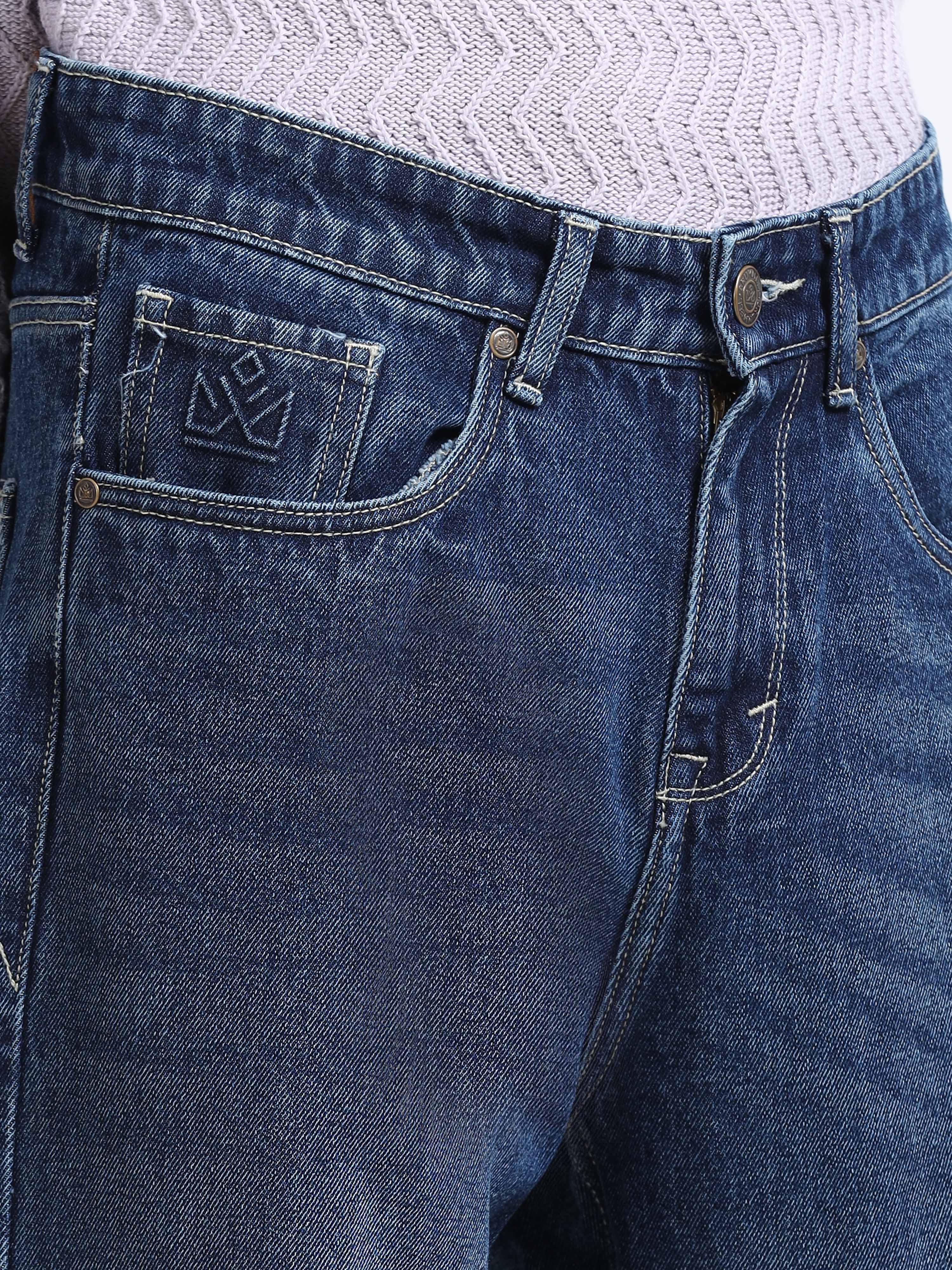 Men - Ink Blue - Baggie Fit - Denim Pant