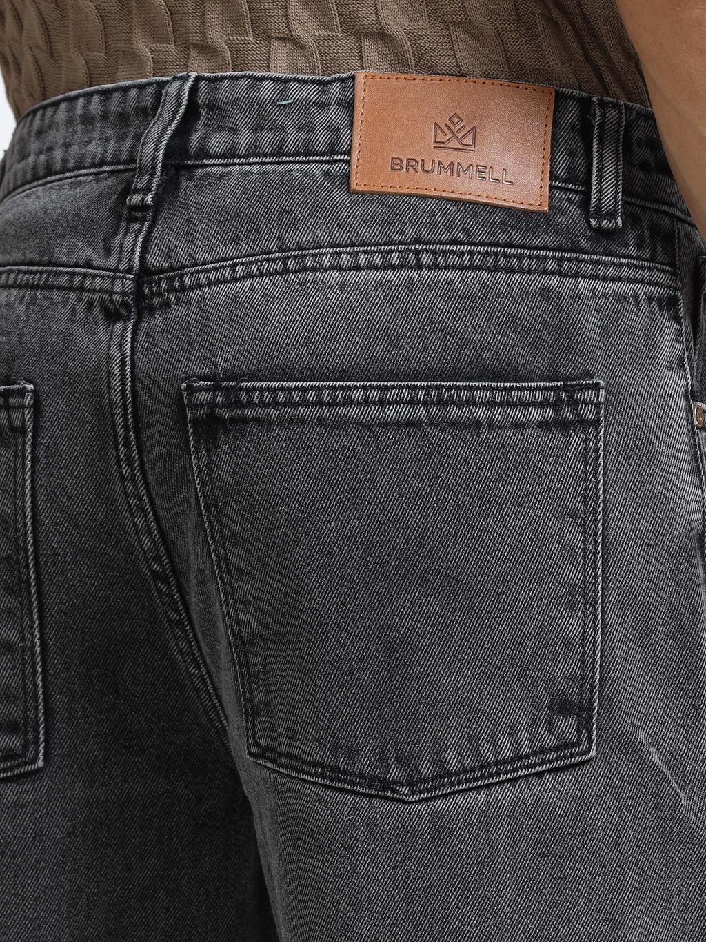 Men - Black Shade - Baggie Fit - Denim Pant