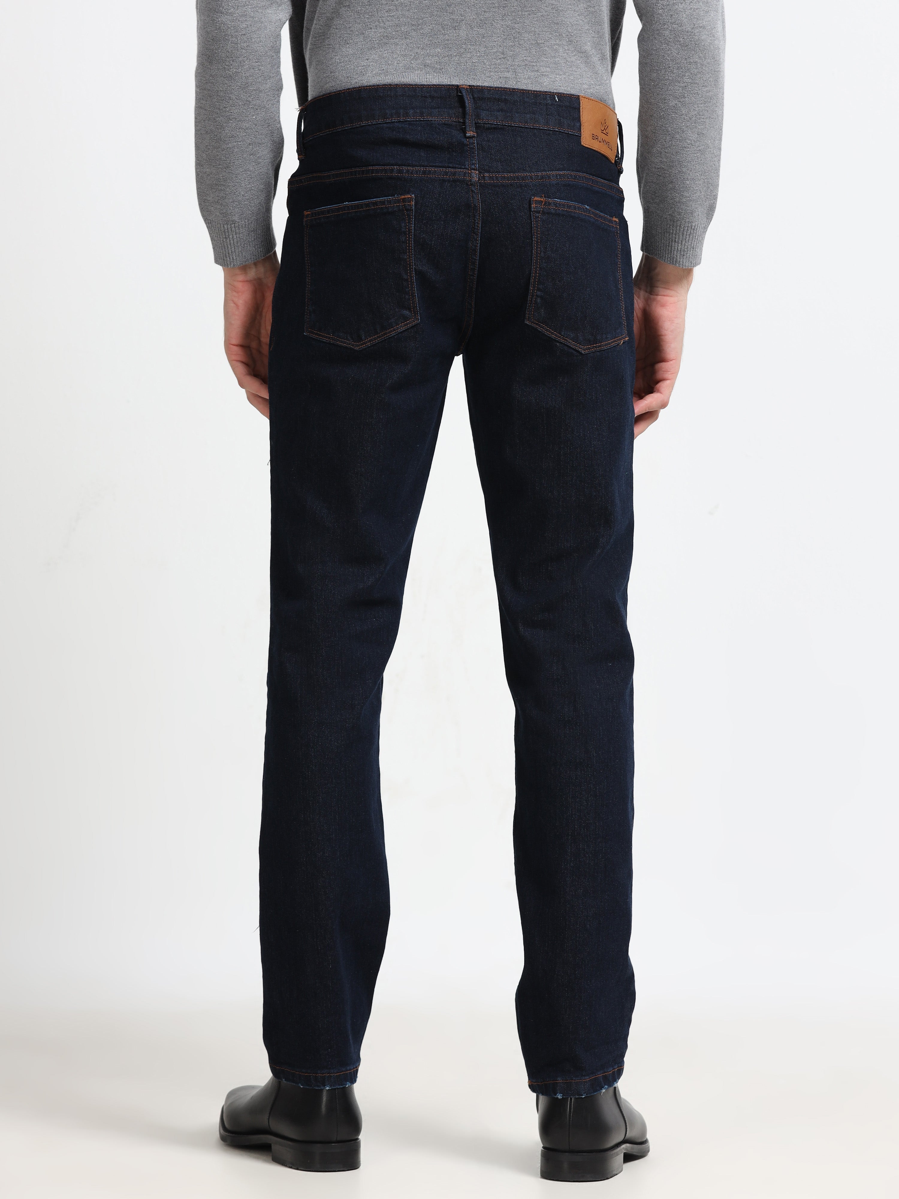 Men - Blue - Slim Fit - Denim Pant