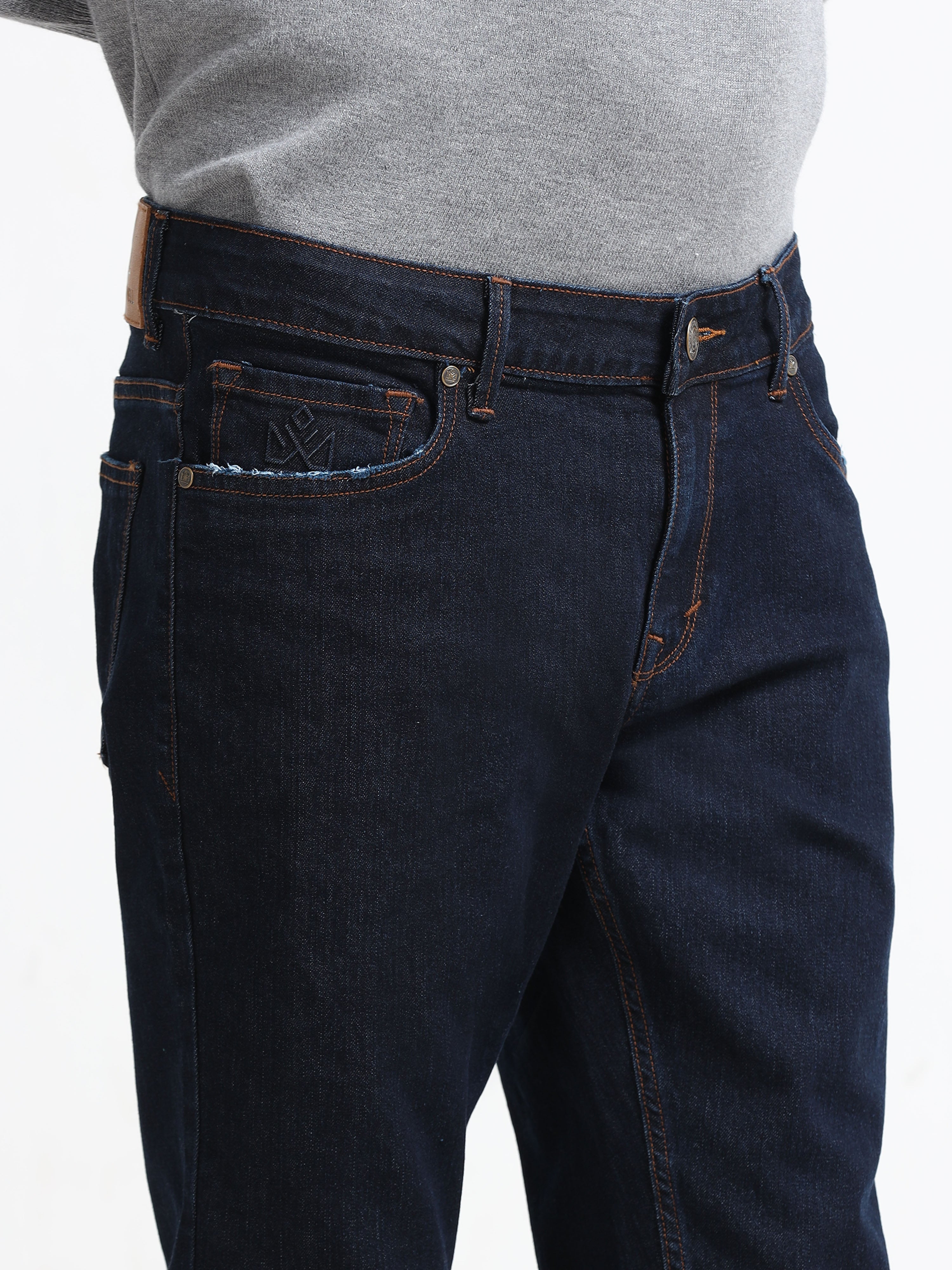 Men - Blue - Slim Fit - Denim Pant