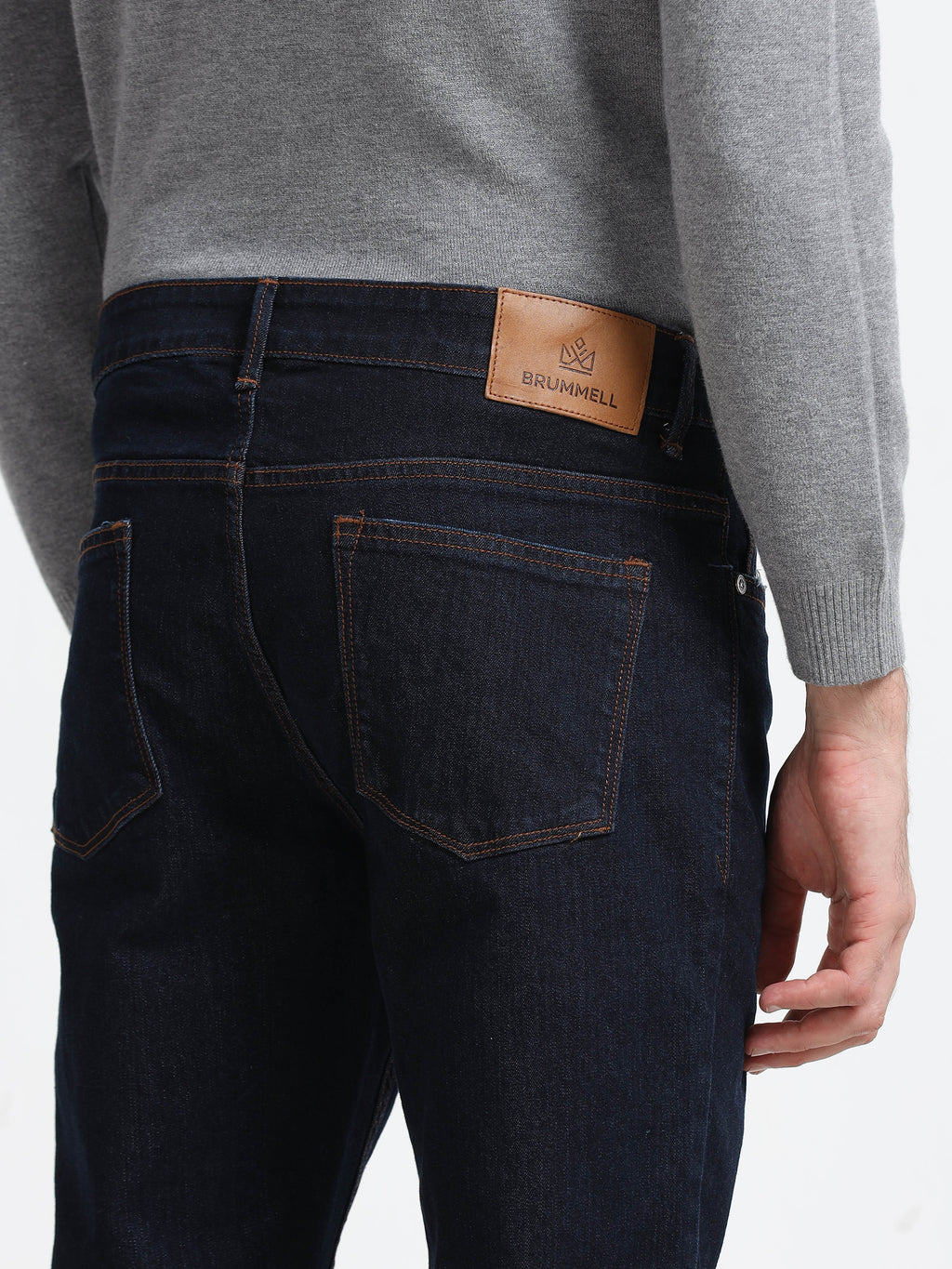 Men - Blue - Slim Fit - Denim Pant