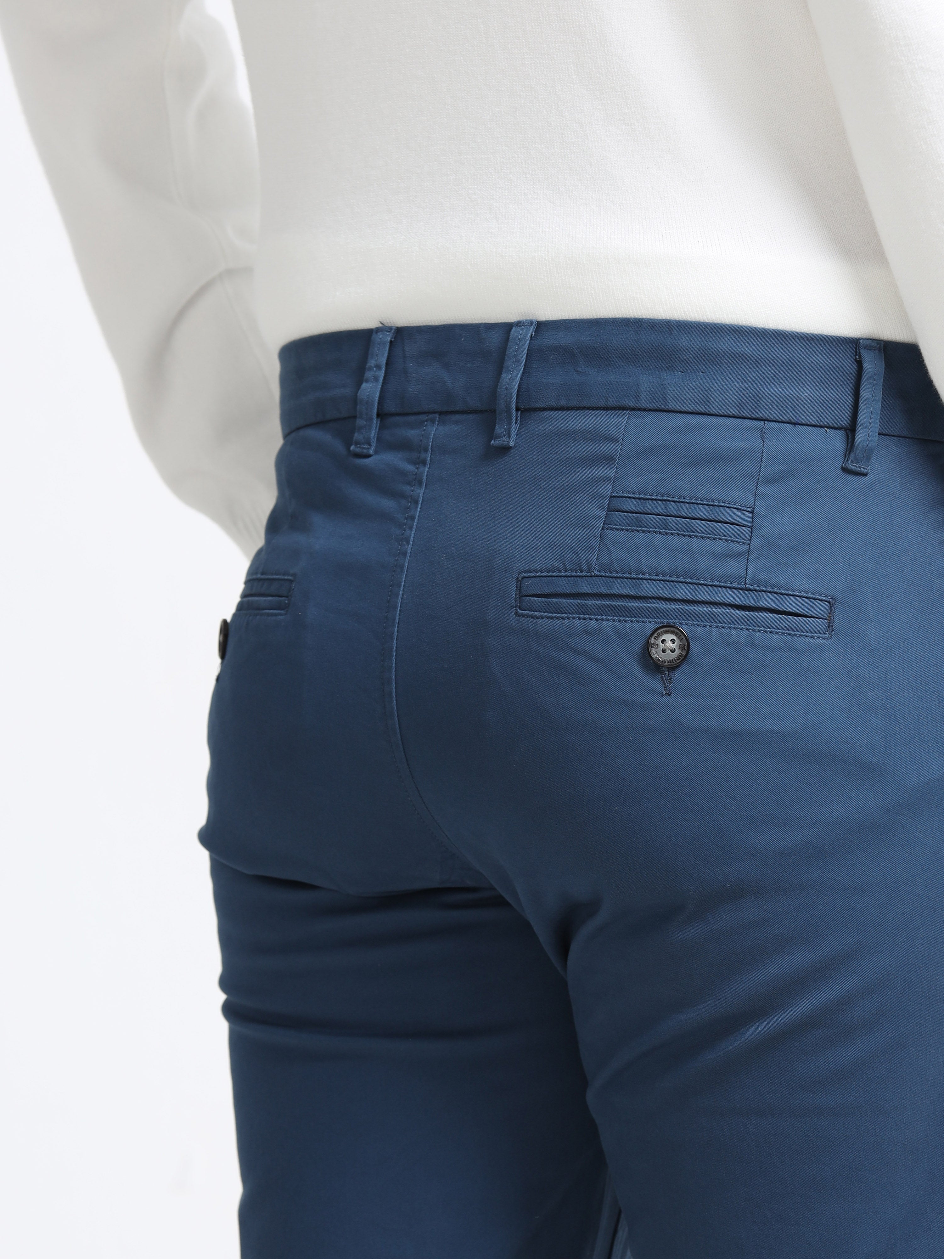 Royal Blue Cotton Trouser