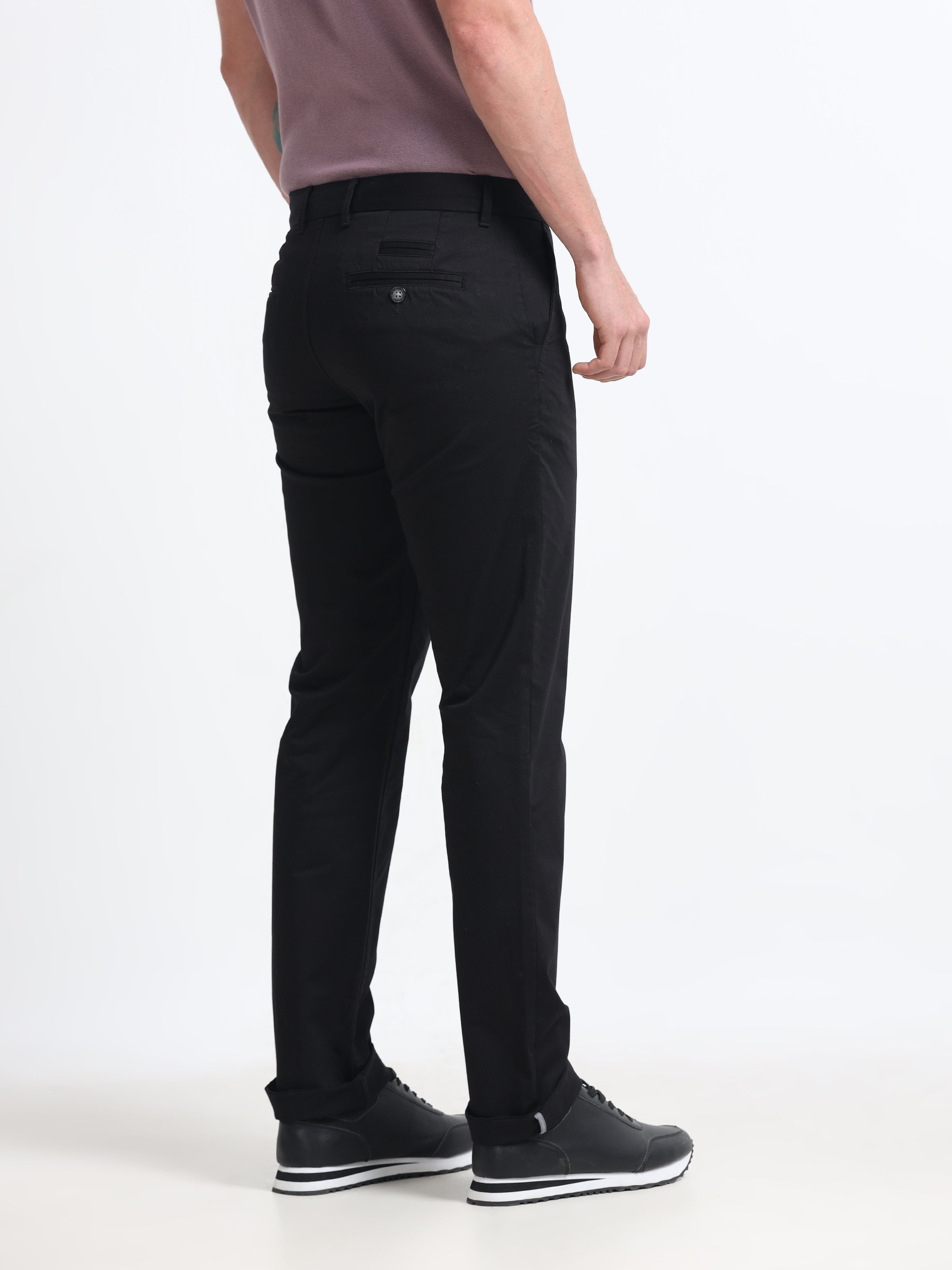 Men - Dark Coffee - Slim Fit - Formal Trouser