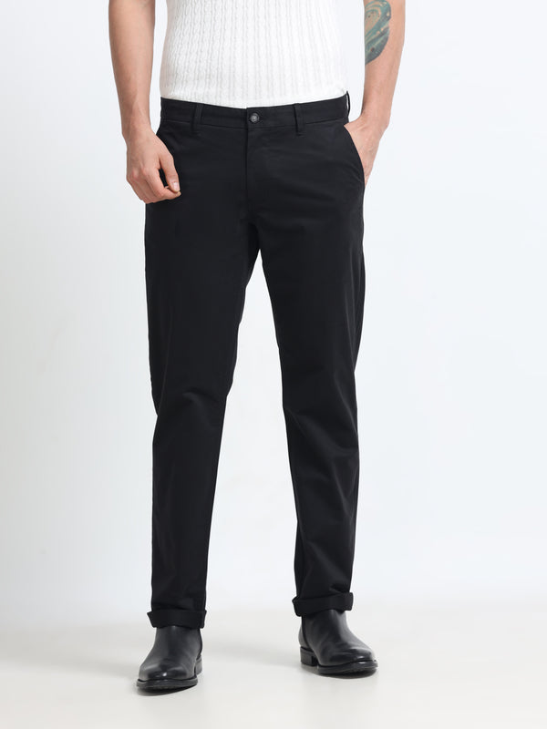 Men - Navy Blue - Slim Fit - Formal Trouser