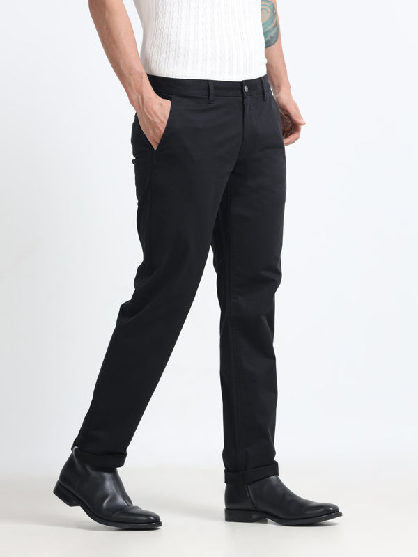 Men - Navy Blue - Slim Fit - Formal Trouser