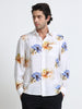 Men - Green Yellow - Slim Fit - Printed Shirt