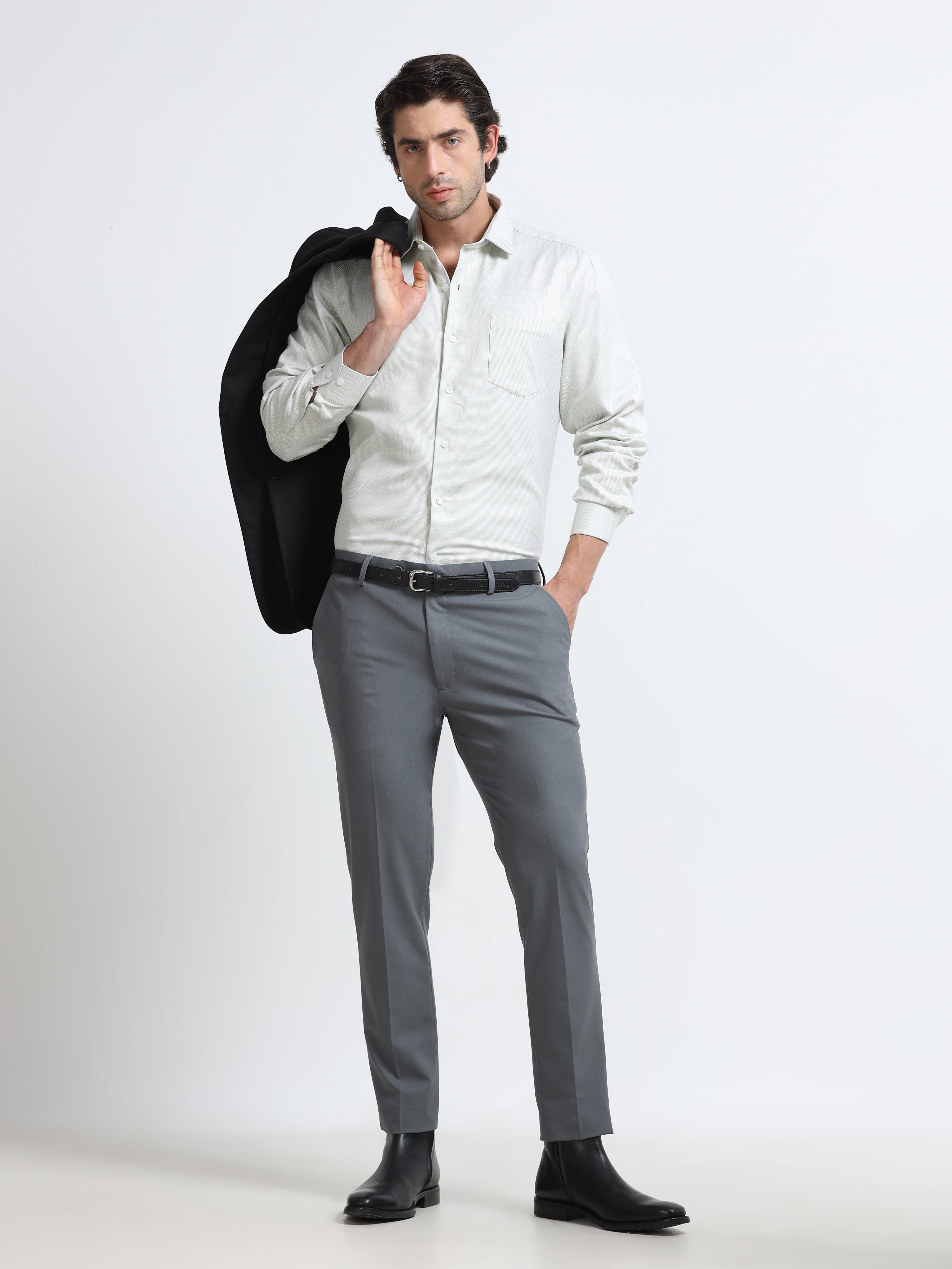 Frost Grain Artisan Textured Shirt