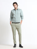 Glacier Olive Jacquard Artisan Shirt