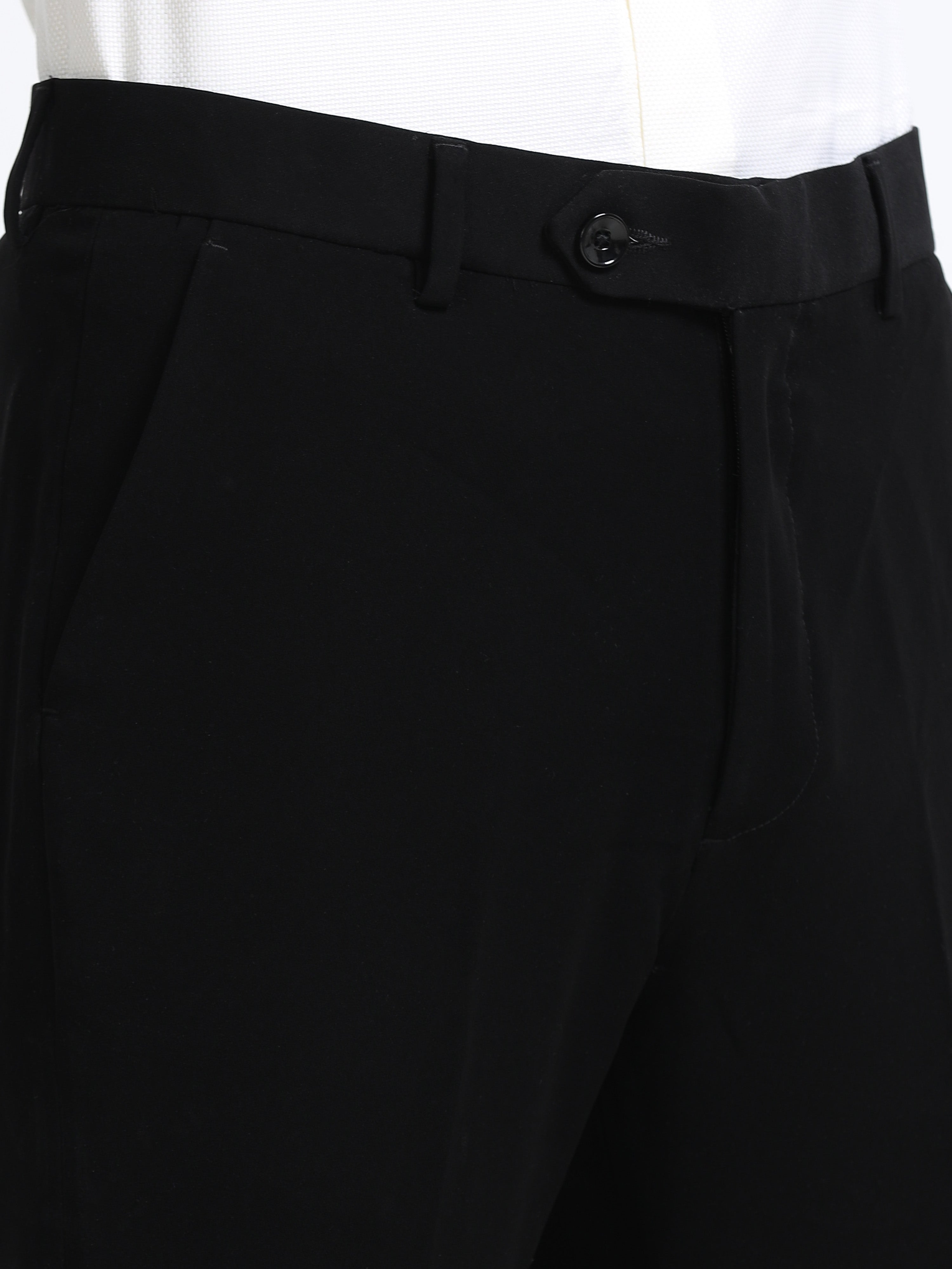 Men - Indigo Black - Ankel Fit - Formal Trouser