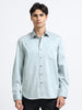 Men - Chrome Grey - Slim Fit - Solid Formal Shirt