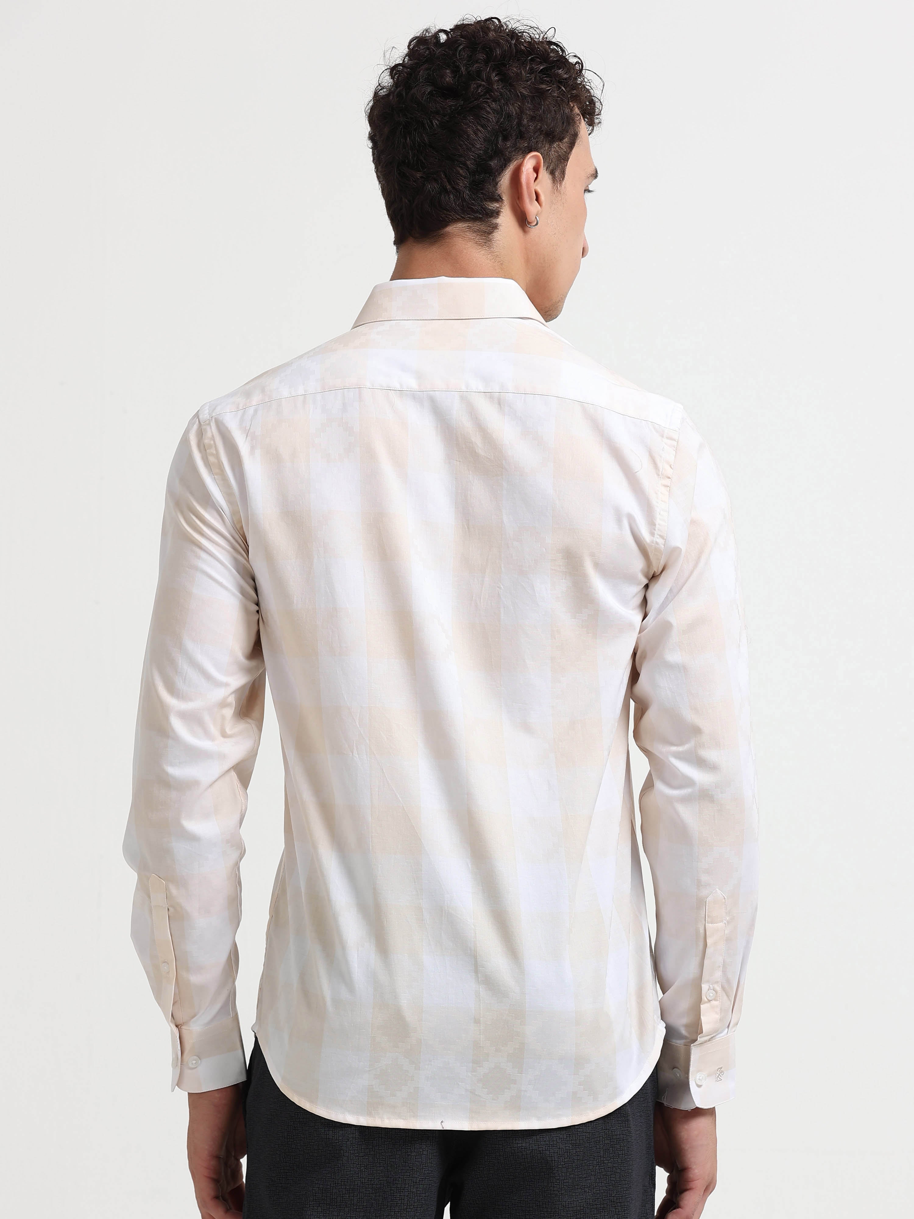 Sandblock Luxe Check Jacquard Shirt