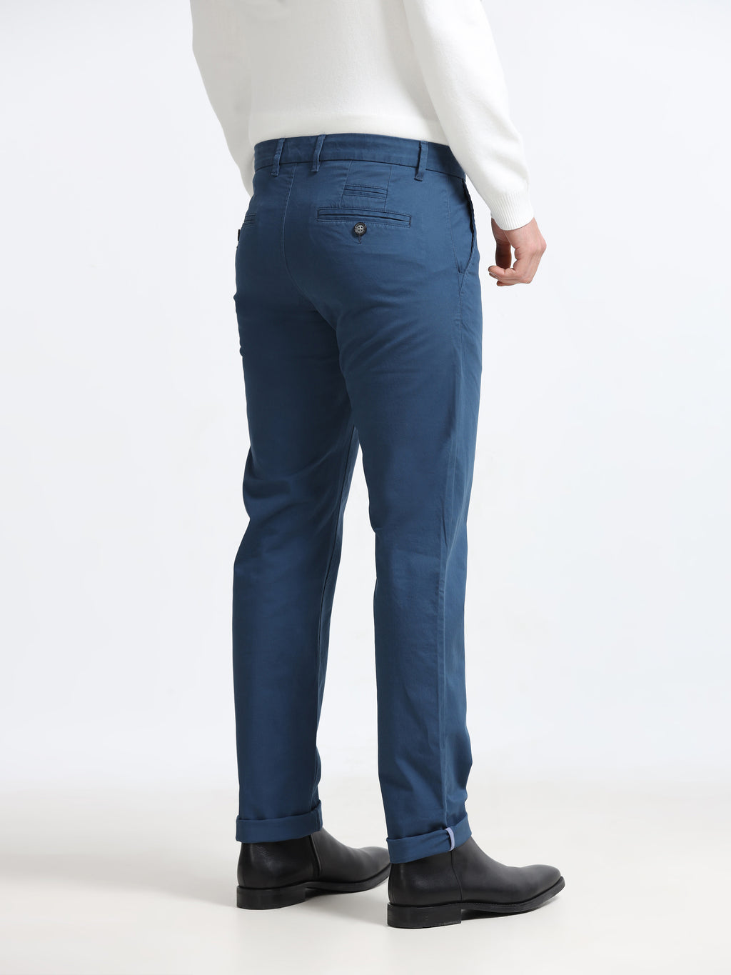 ROYAL BLUE GAP TWILL STRETCH TROUSERS