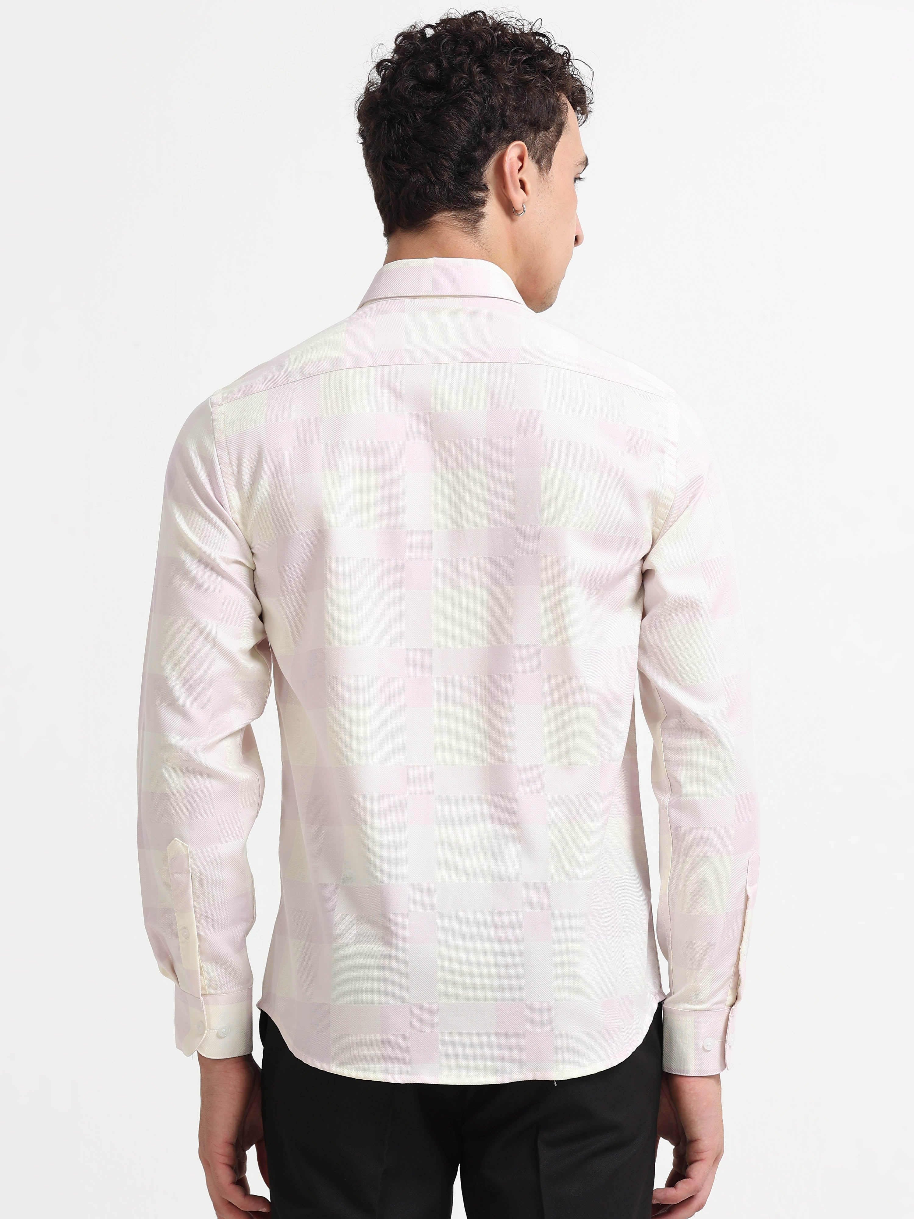 Pastel Prism Check Jacquard Shirt