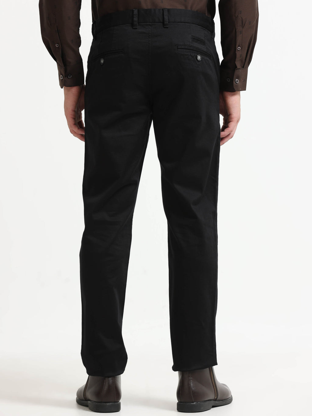 BLACK GIZZA COTTON TROUSER