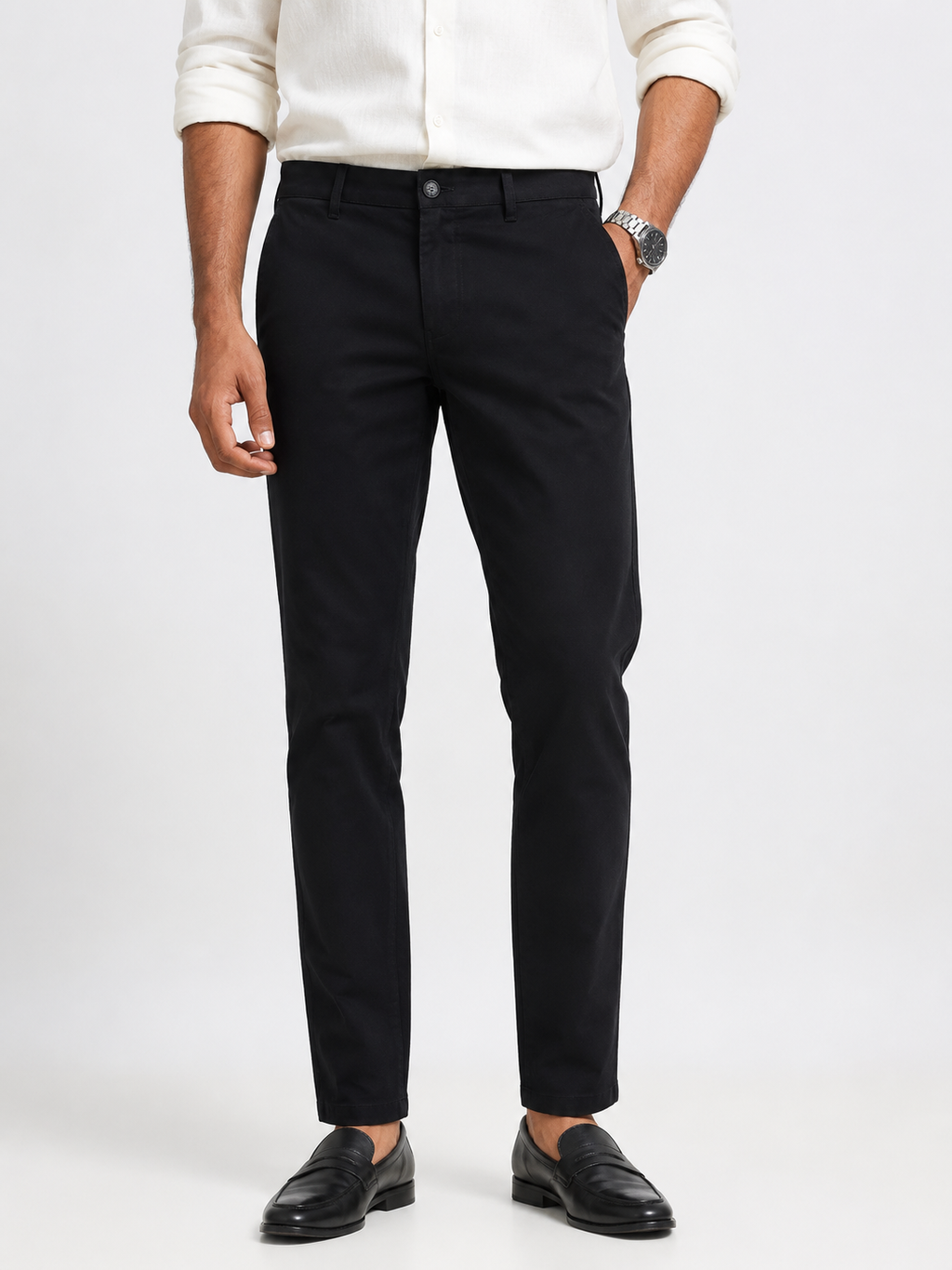 Deep Navy Stretch Trouser