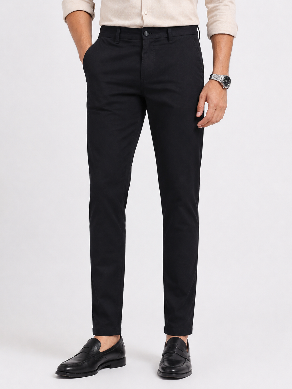 Black Gap Twill Trouser