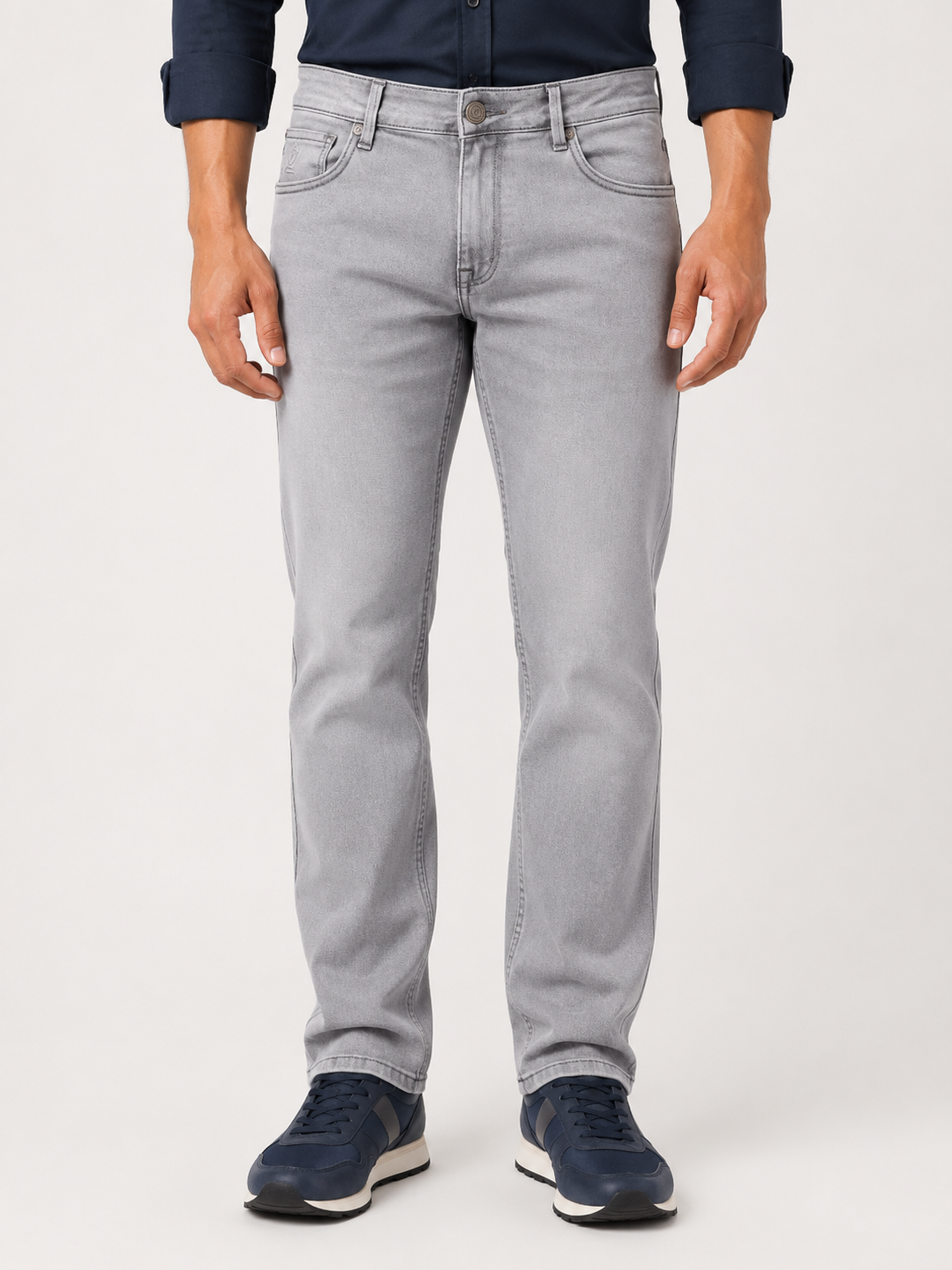 Light Grey Slim Fit Denim