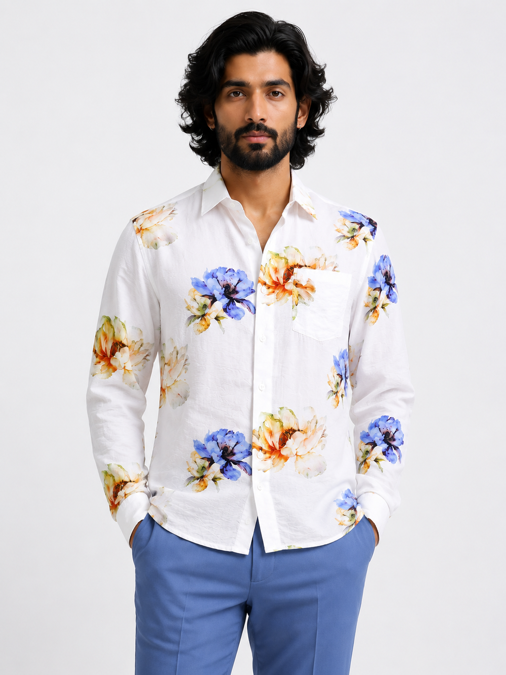 Riviera Bloom Artisan Shirt