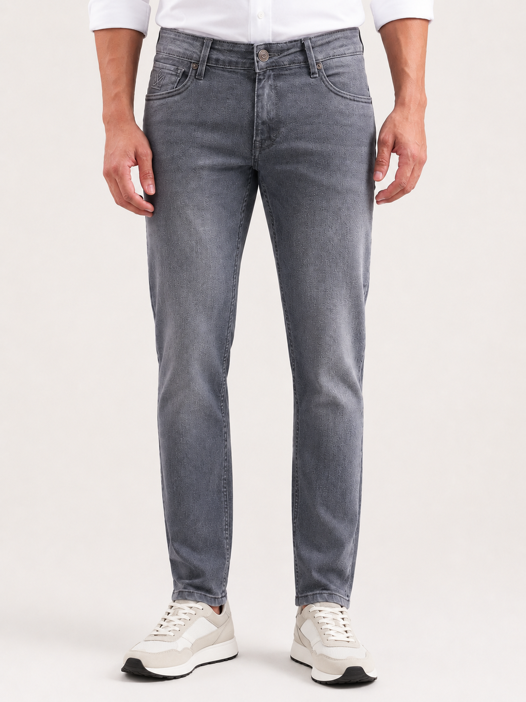 Charcoal Grey Slim Fit Denim