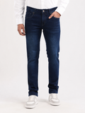 Indigo Dark Blue Slim Fit Denim